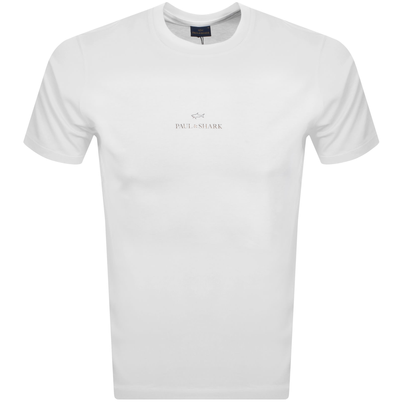 Paul & Shark Paul And Shark Printed Logo T Shirt White In White