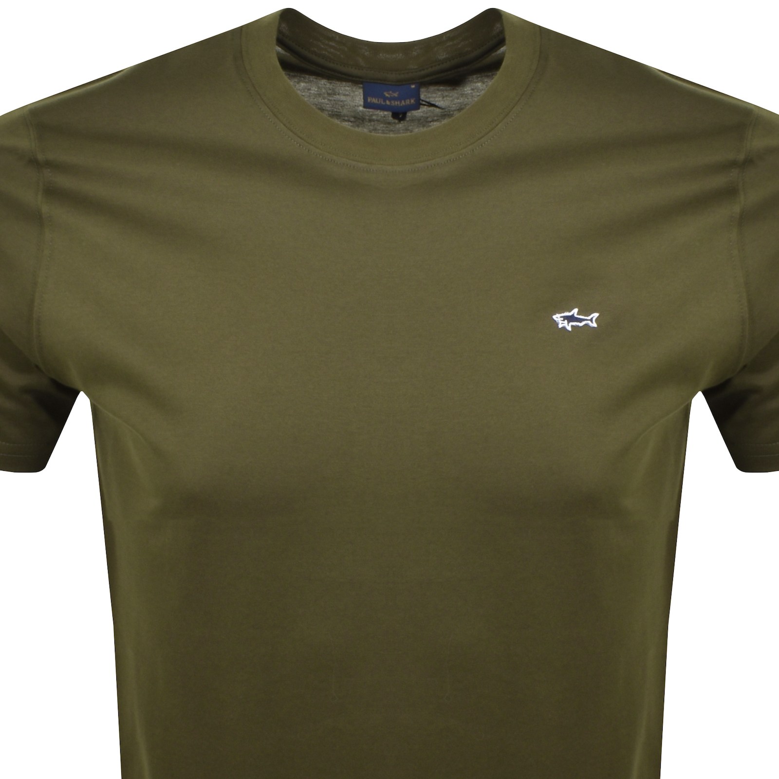 Paul &amp; Shark Paul And Shark Logo T Shirt Olive Green In Green