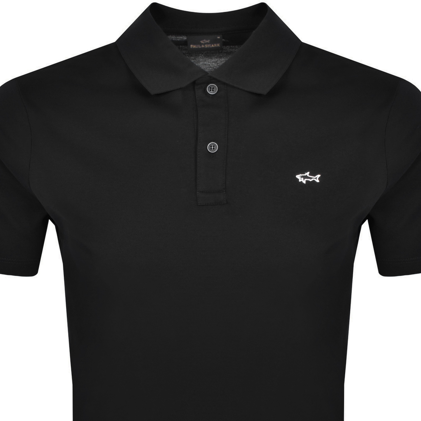 Paul & Shark Paul And Shark Short Sleeved Polo T Shirt Black In Black