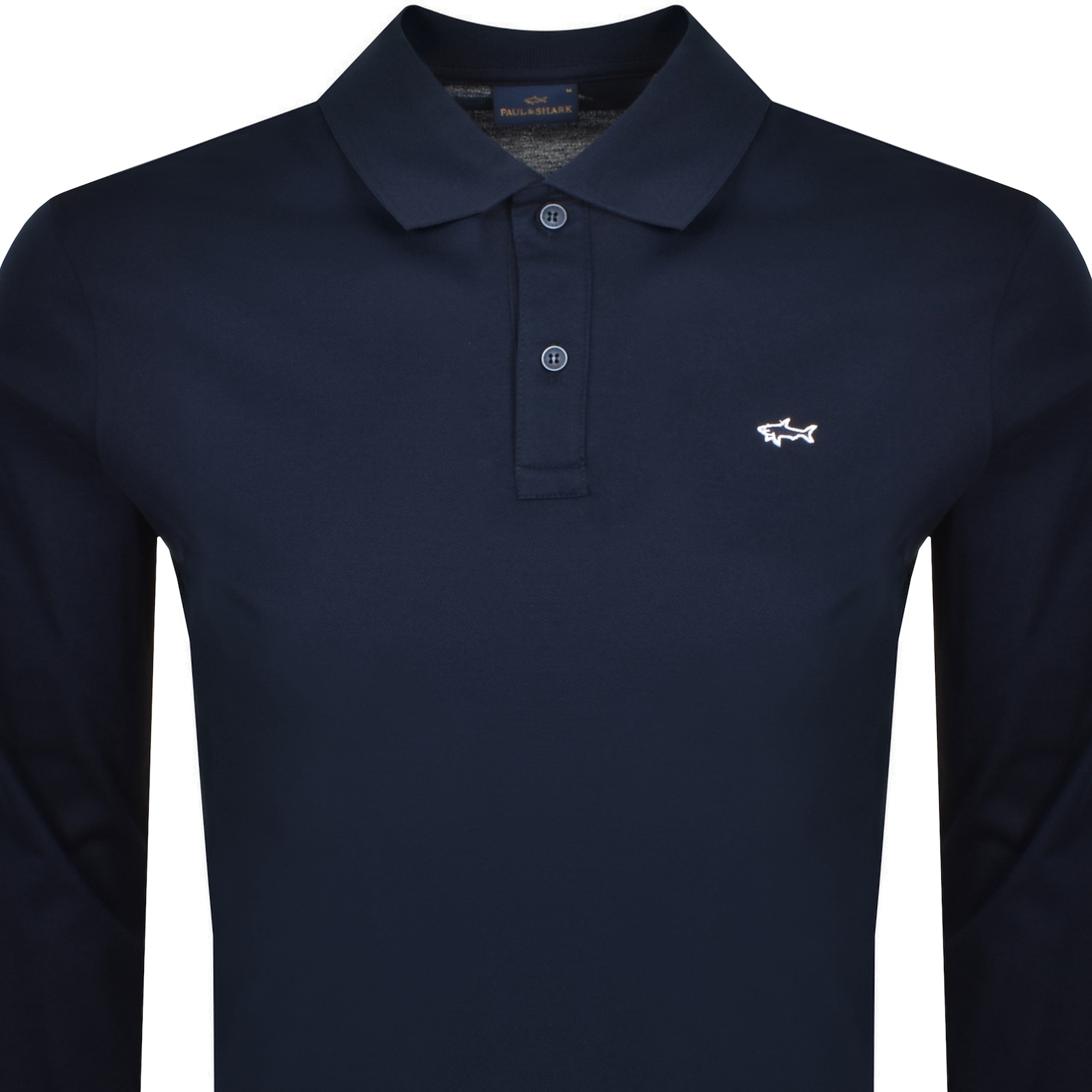 Paul &amp; Shark Paul And Shark Logo Polo T Shirt Navy In Navy