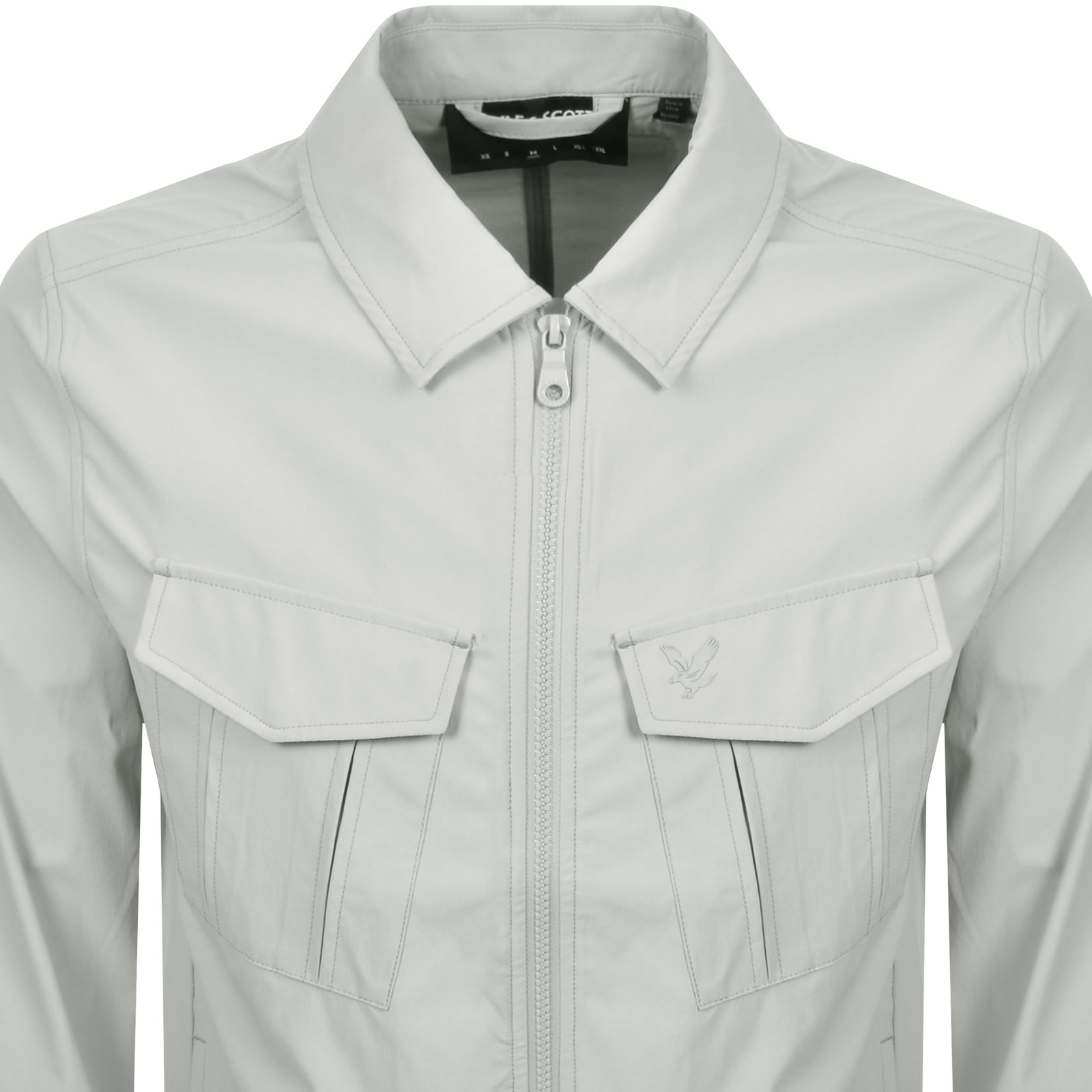 LYLE & SCOTT LYLE AND SCOTT POCKET OVERSHIRT GREY