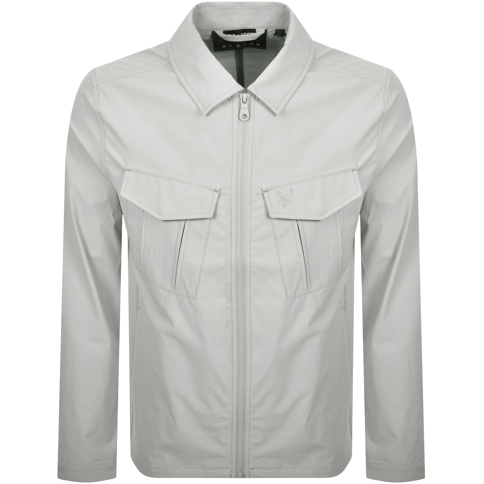 LYLE & SCOTT LYLE AND SCOTT POCKET OVERSHIRT GREY