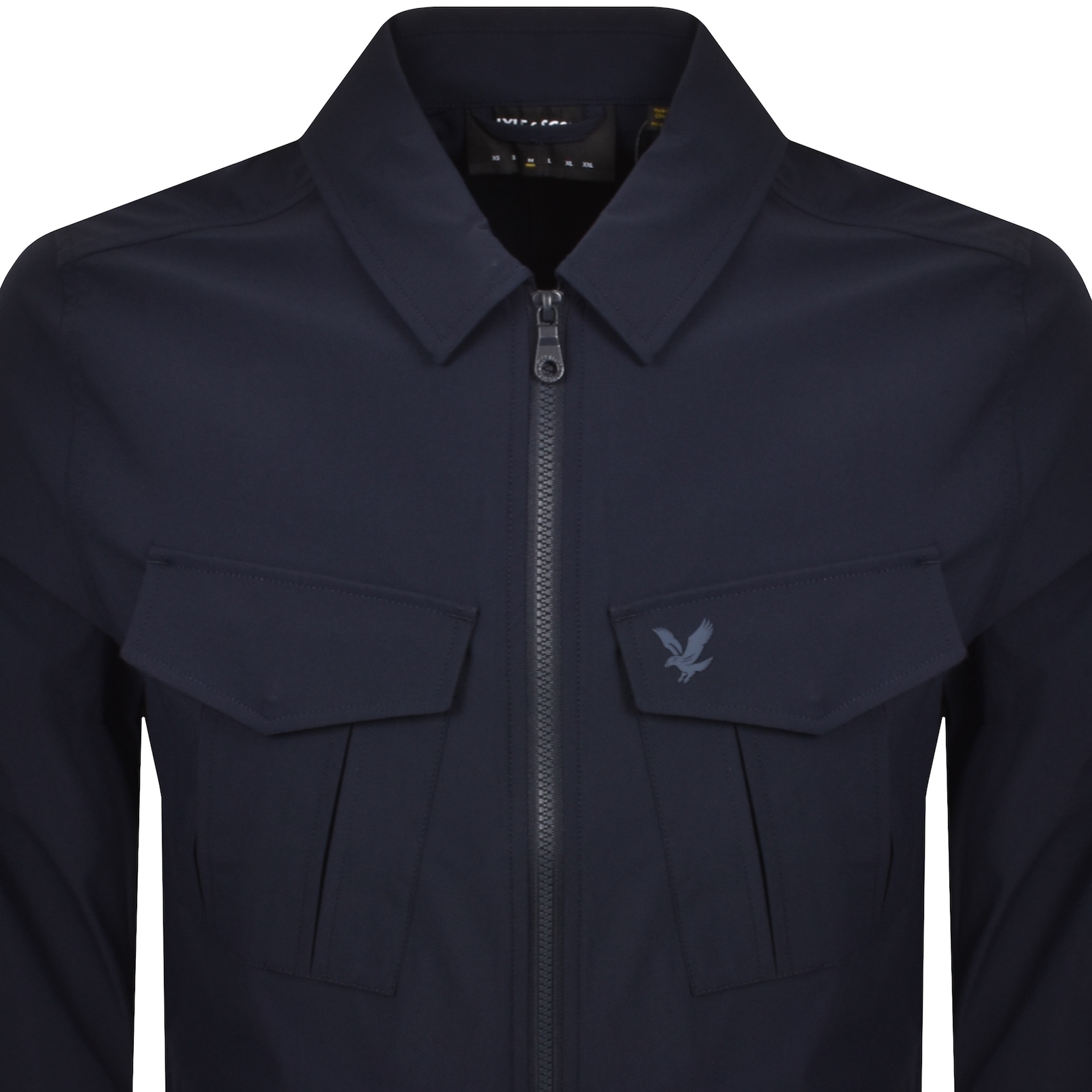 Lyle & Scott Lyle And Scott Pocket Overshirt Navy In Blue