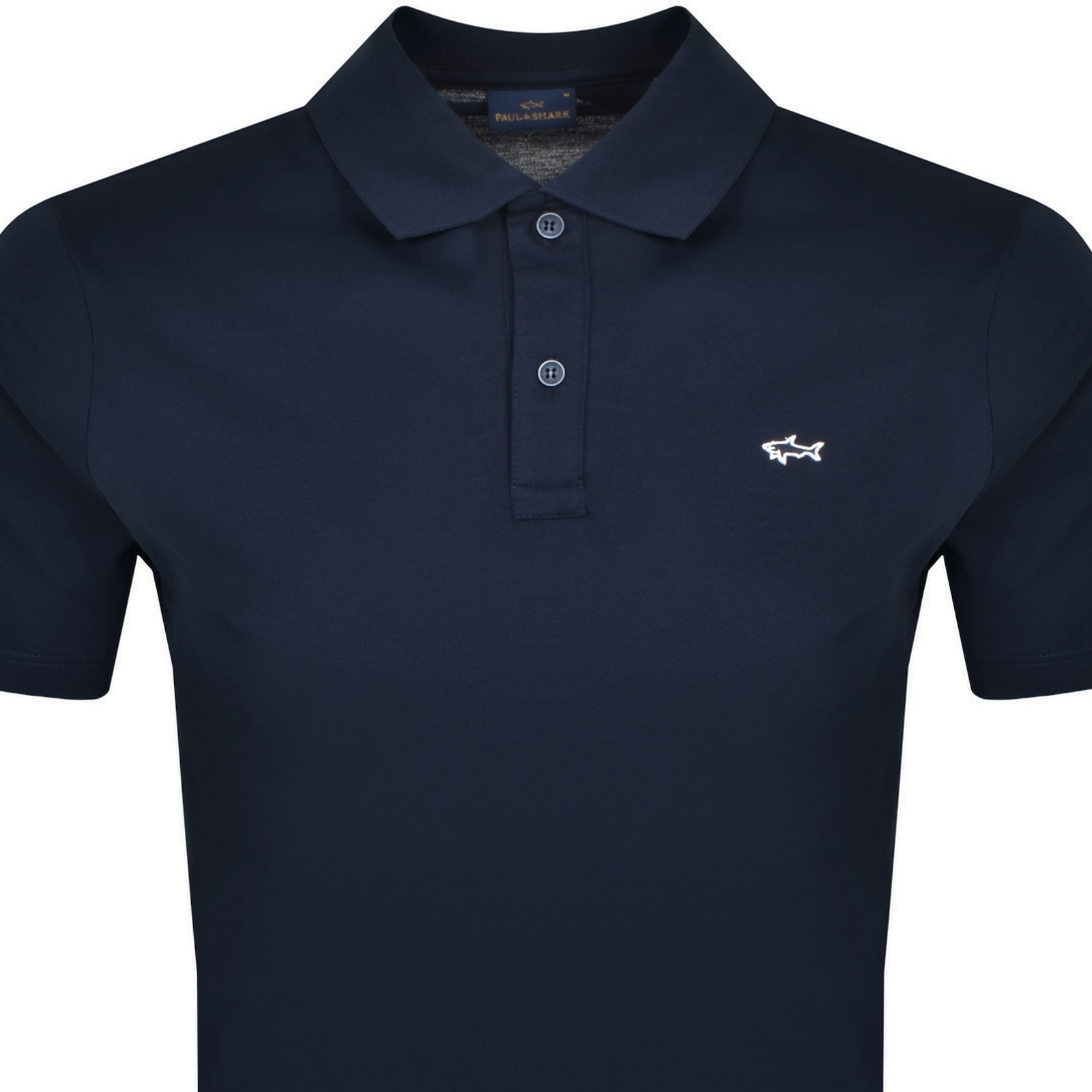 Paul &amp; Shark Paul And Shark Logo Polo T Shirt Navy In Navy