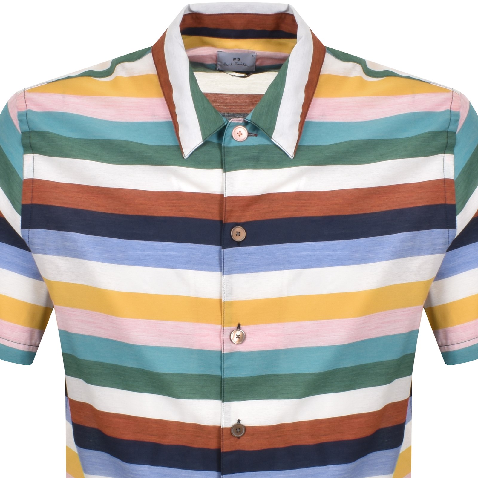 PAUL SMITH PAUL SMITH ZEBRA SHORT SLEEVED SHIRT MULTI NAVY