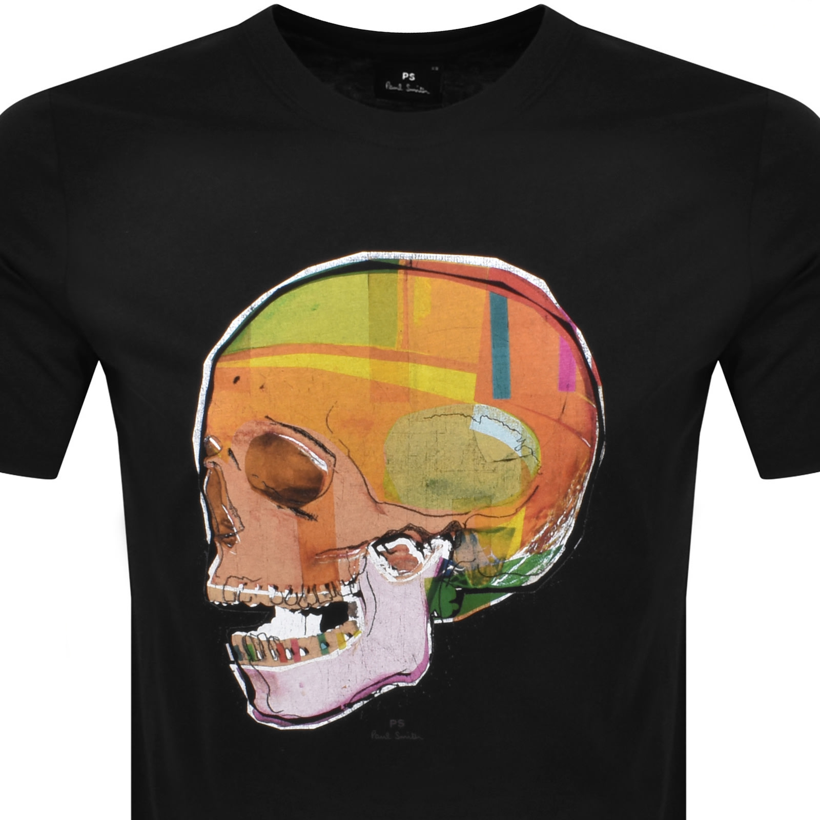 Paul Smith Skull T Shirt Black In Black