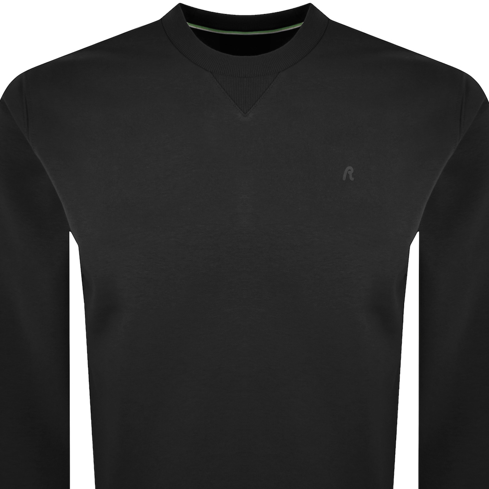 Replay Crew Neck Sweatshirt Black In Black