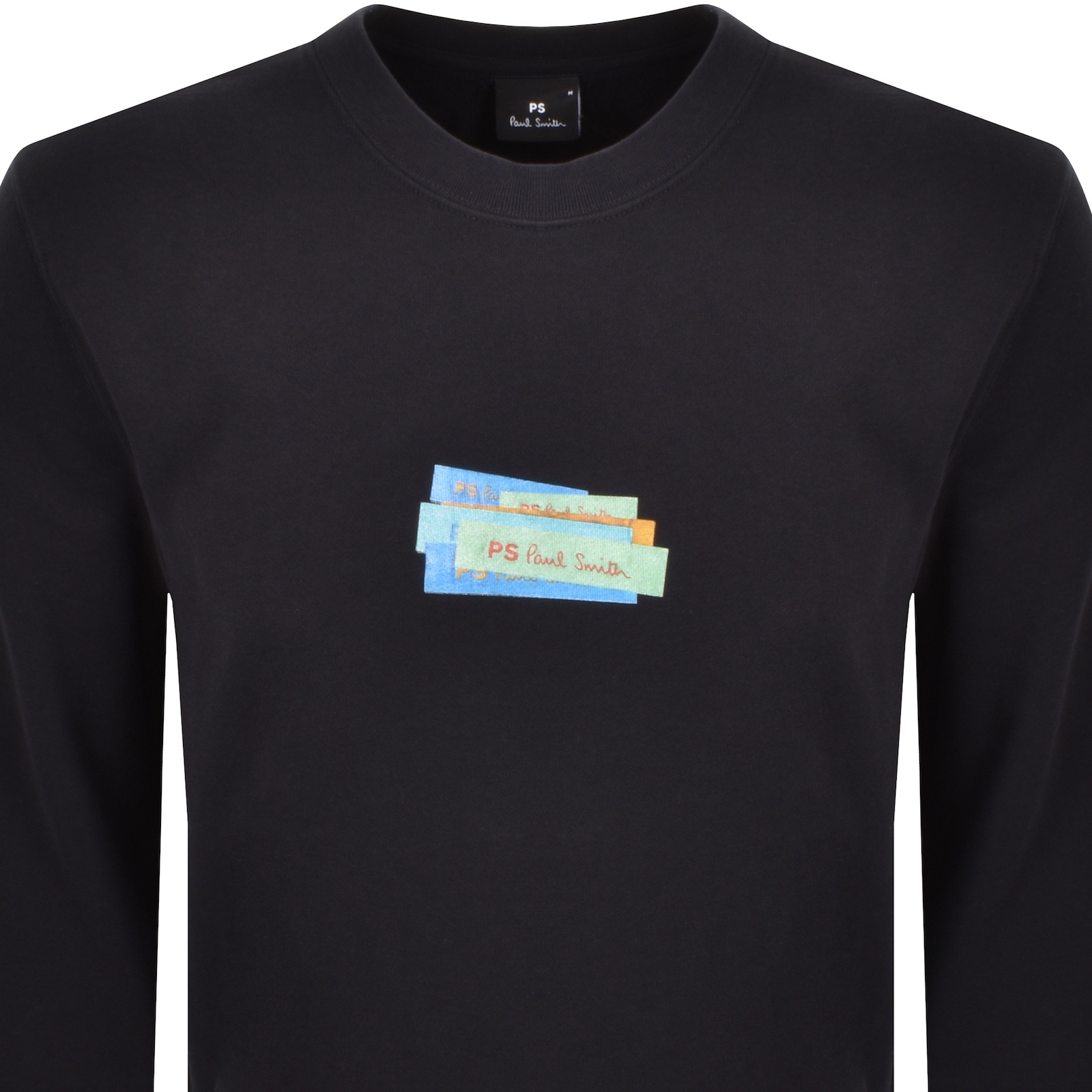 Shop Paul Smith Crew Neck Sweatshirt Navy