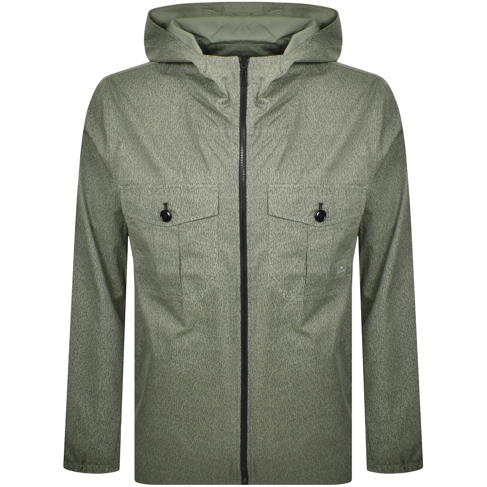 PAUL SMITH PAUL SMITH REVERSIBLE HOODED JACKET GREEN