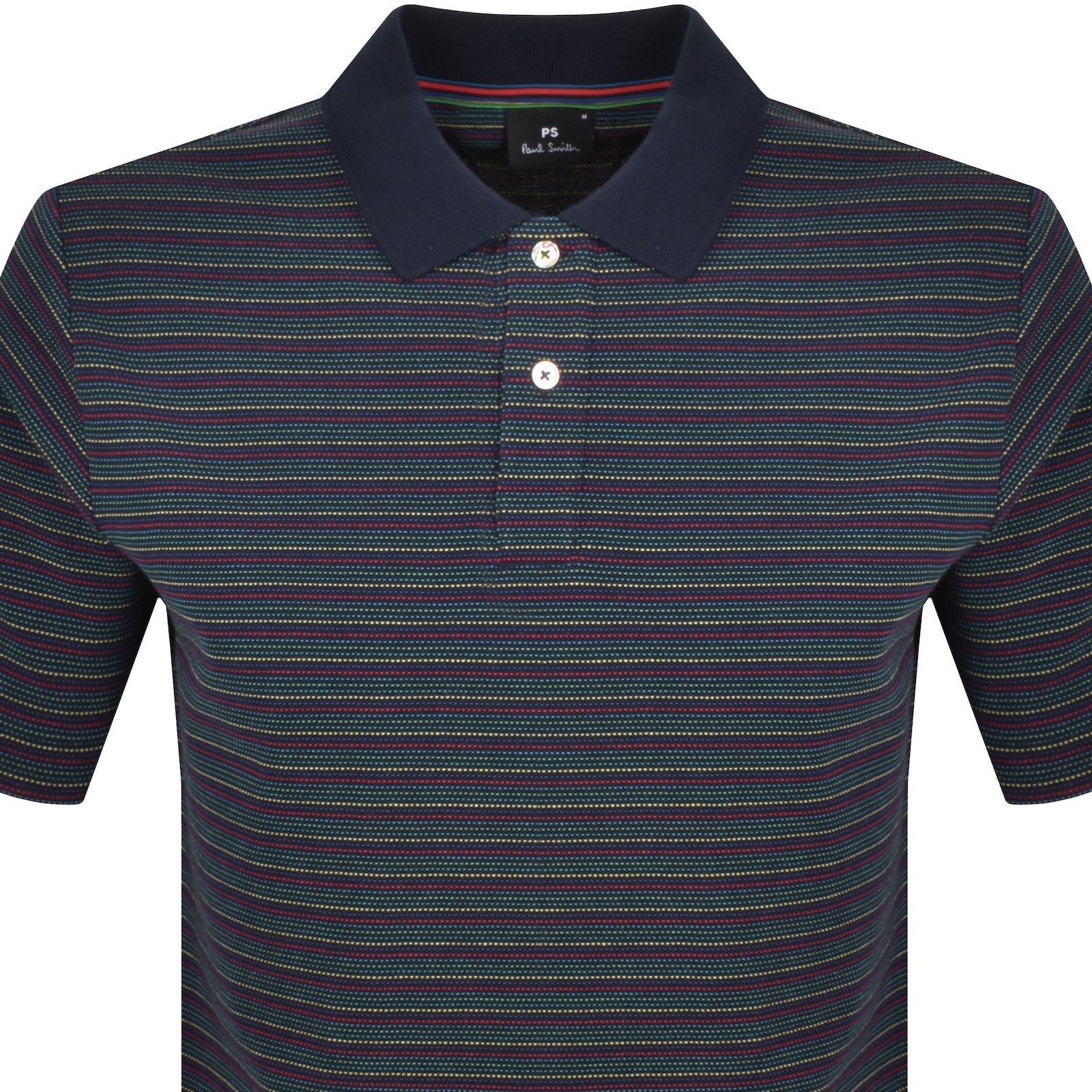 PAUL SMITH PAUL SMITH REGULAR FIT POLO T SHIRT NAVY
