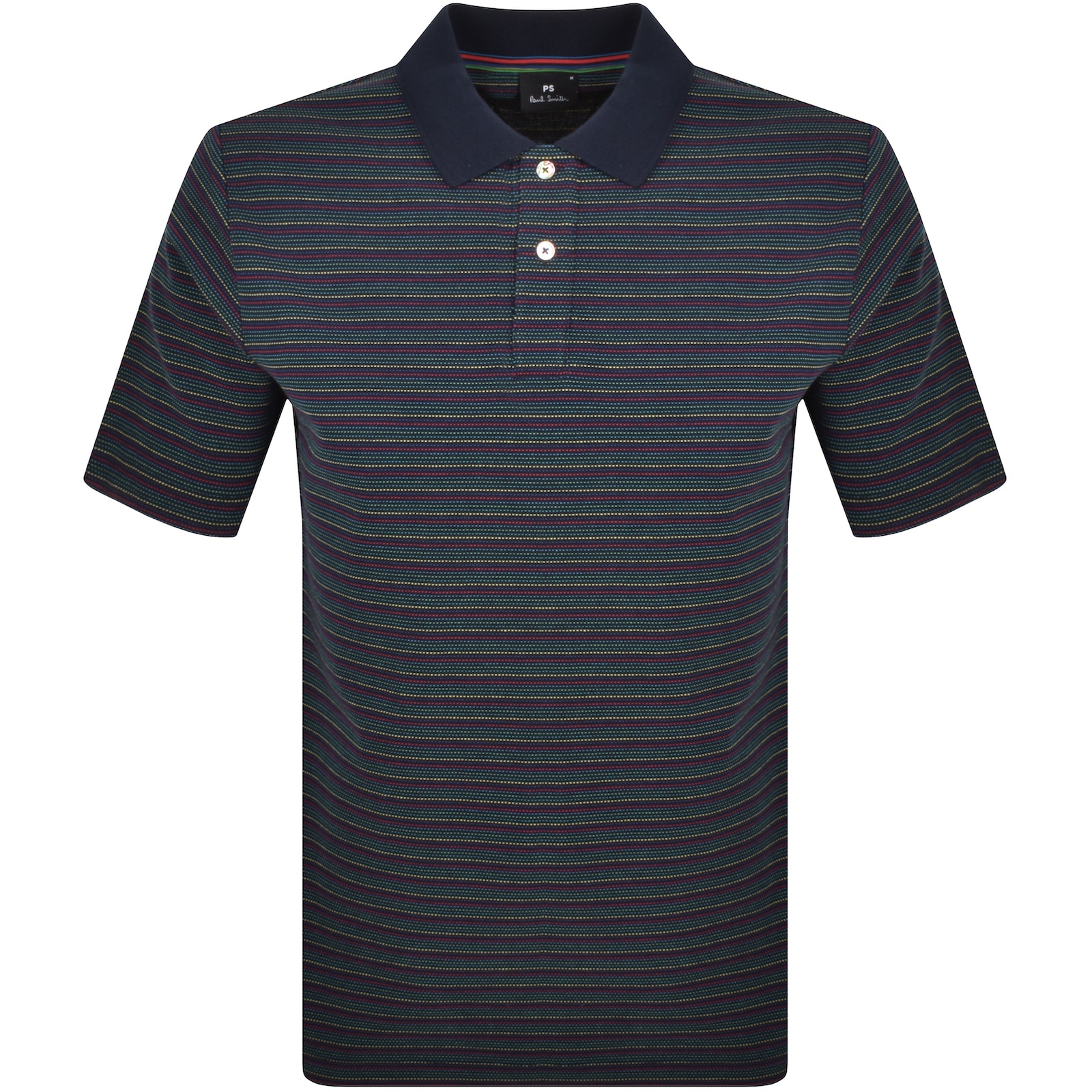 PAUL SMITH PAUL SMITH REGULAR FIT POLO T SHIRT NAVY