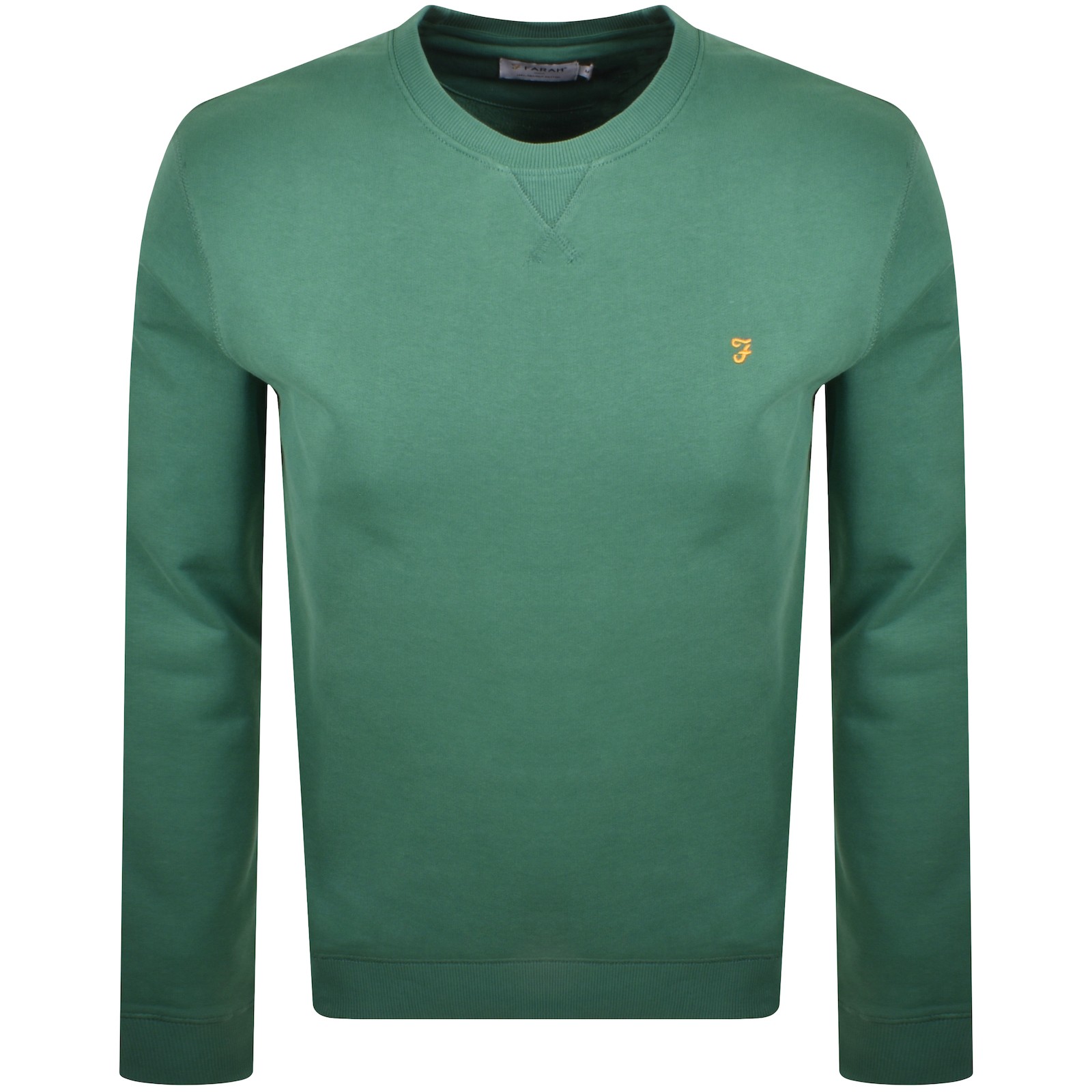 Farah Vintage Farah Tim New Crew Sweatshirt Green In Green