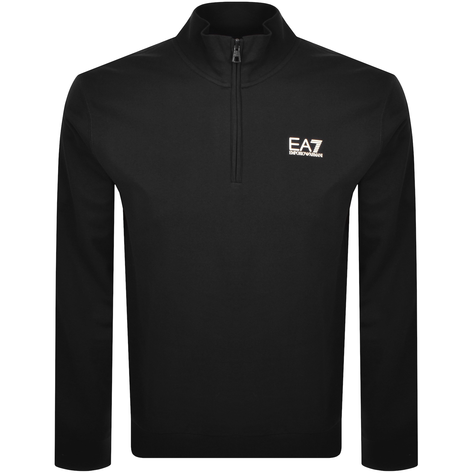 Ea7 Emporio Armani Jersey Tracksuit Black In Black