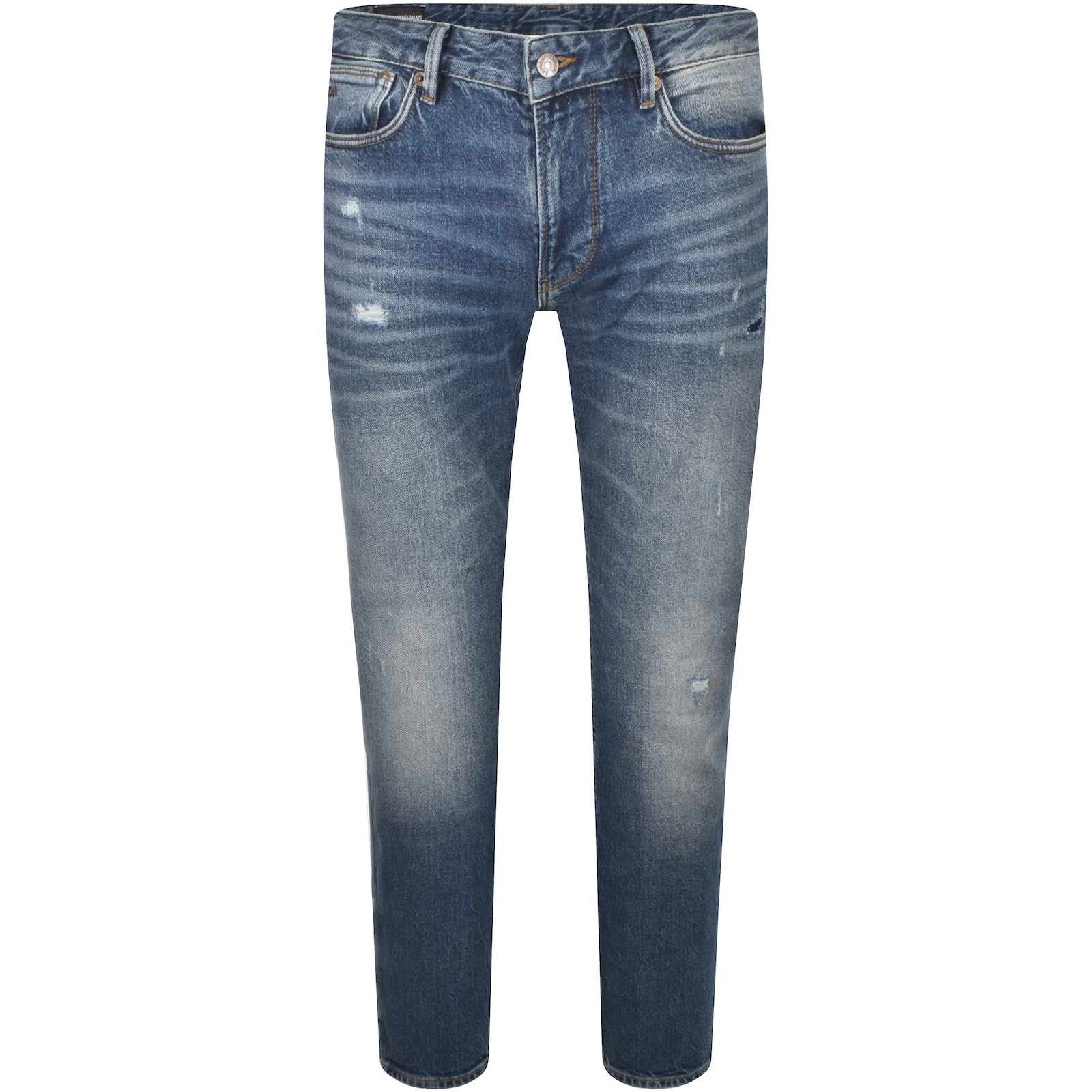 Shop Armani Collezioni Emporio Armani J06 Slim Fit Jeans Blue