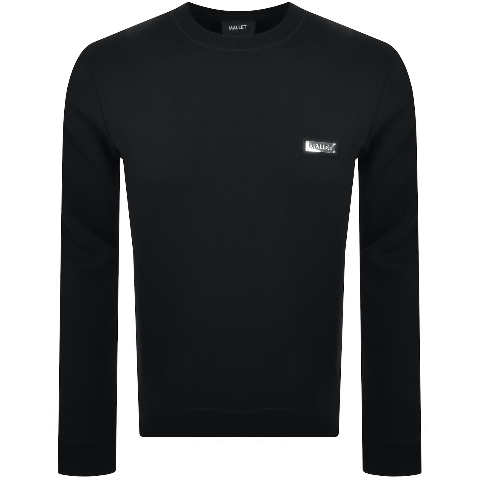 Mallet Plaque Sweatshirt Black In Black