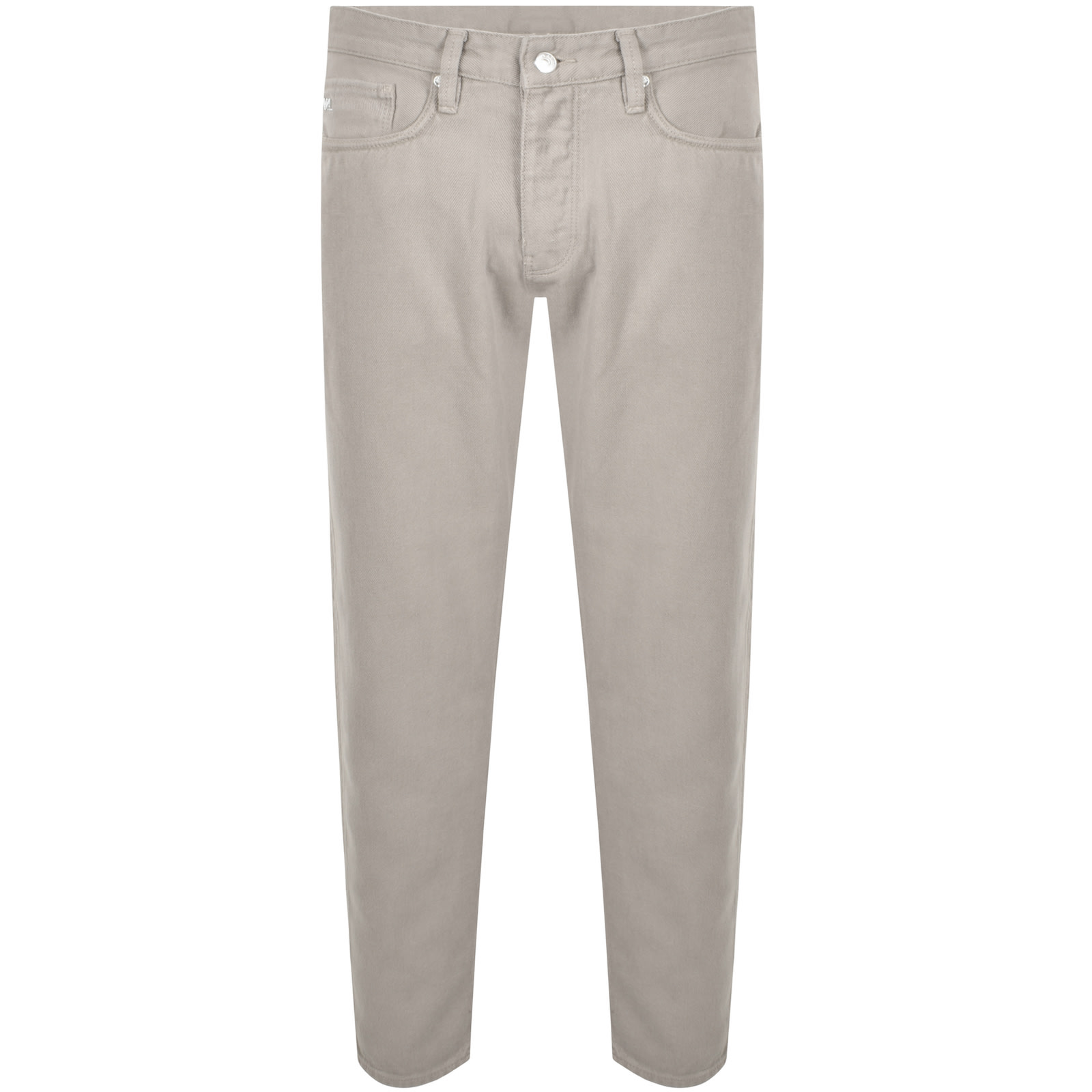 Shop Armani Collezioni Emporio Armani J75 Slim Fit Jeans Roasted Cashew In Beige