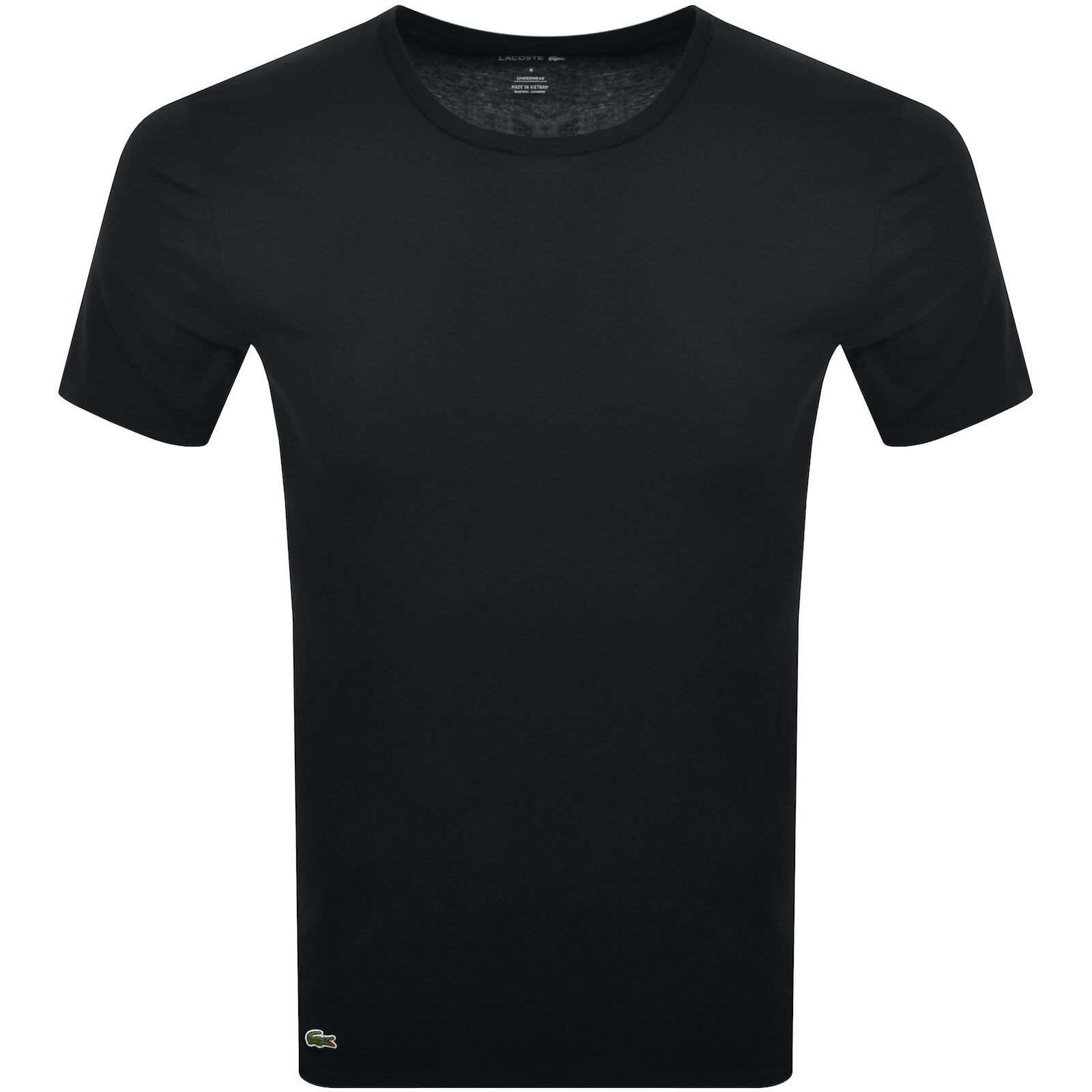 LACOSTE LACOSTE 3 PACK T SHIRTS BLACK