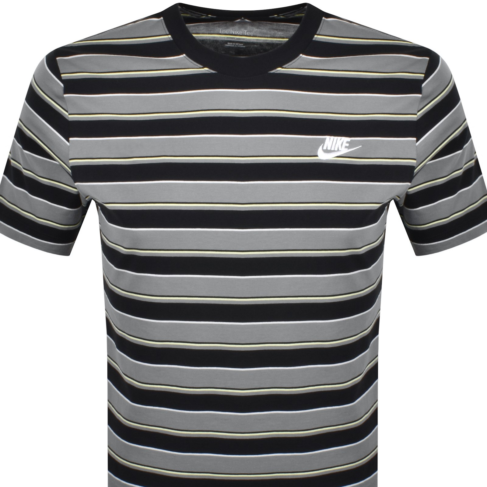 Nike Club Stripe T Shirt Black In Blue