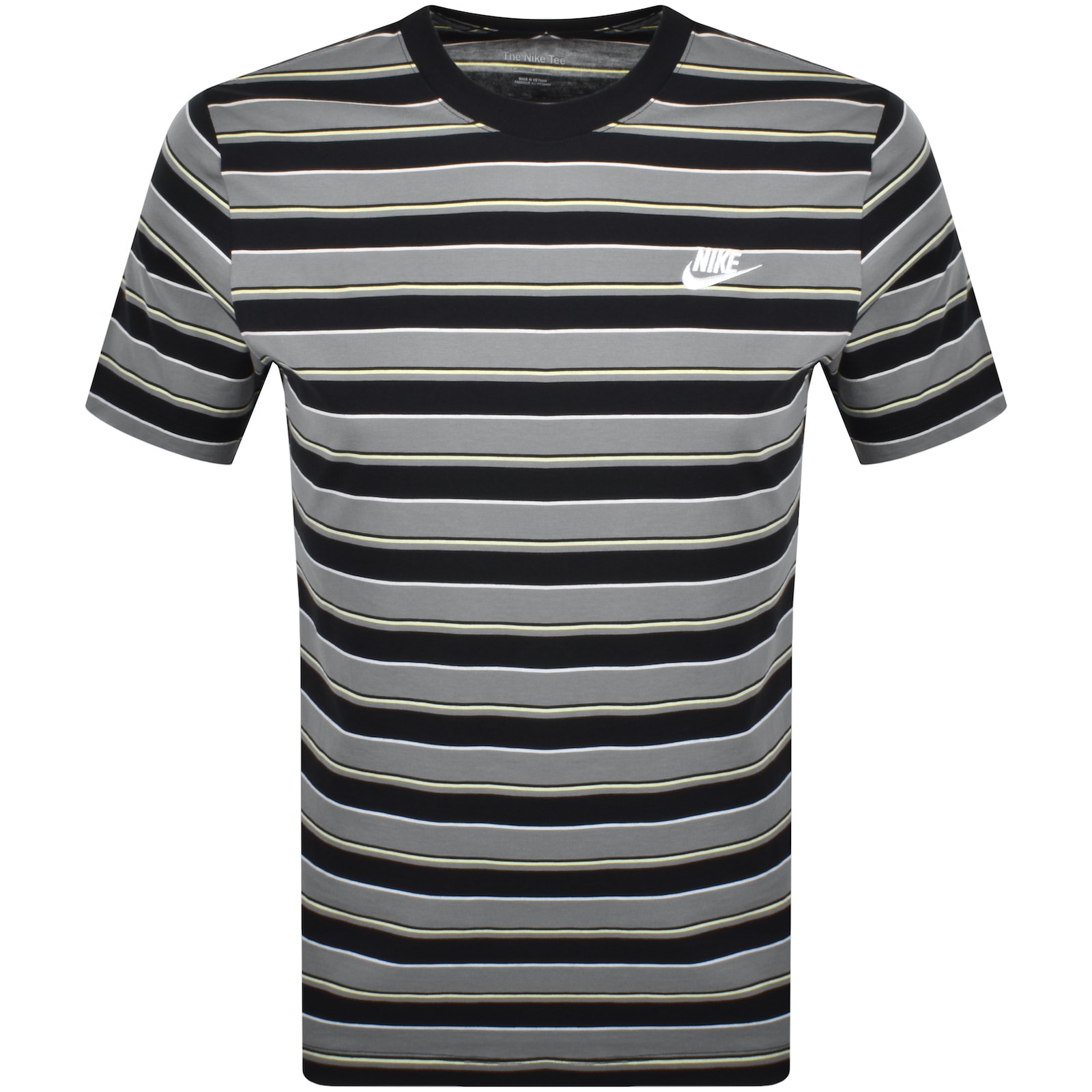 Nike Club Stripe T Shirt Black In Blue