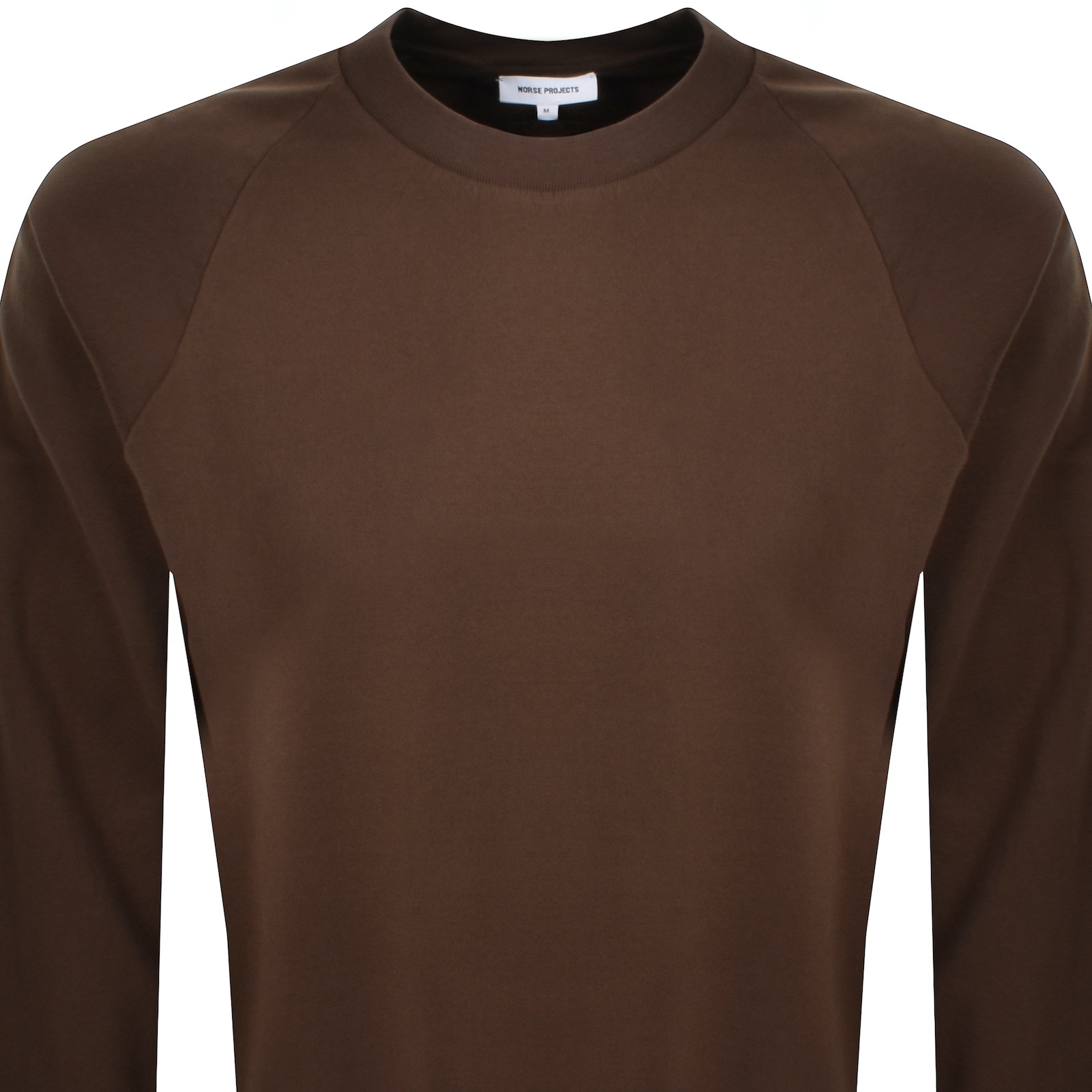 Norse Projects Marten Relaxed Raglan Logo Sweatshi In Brown