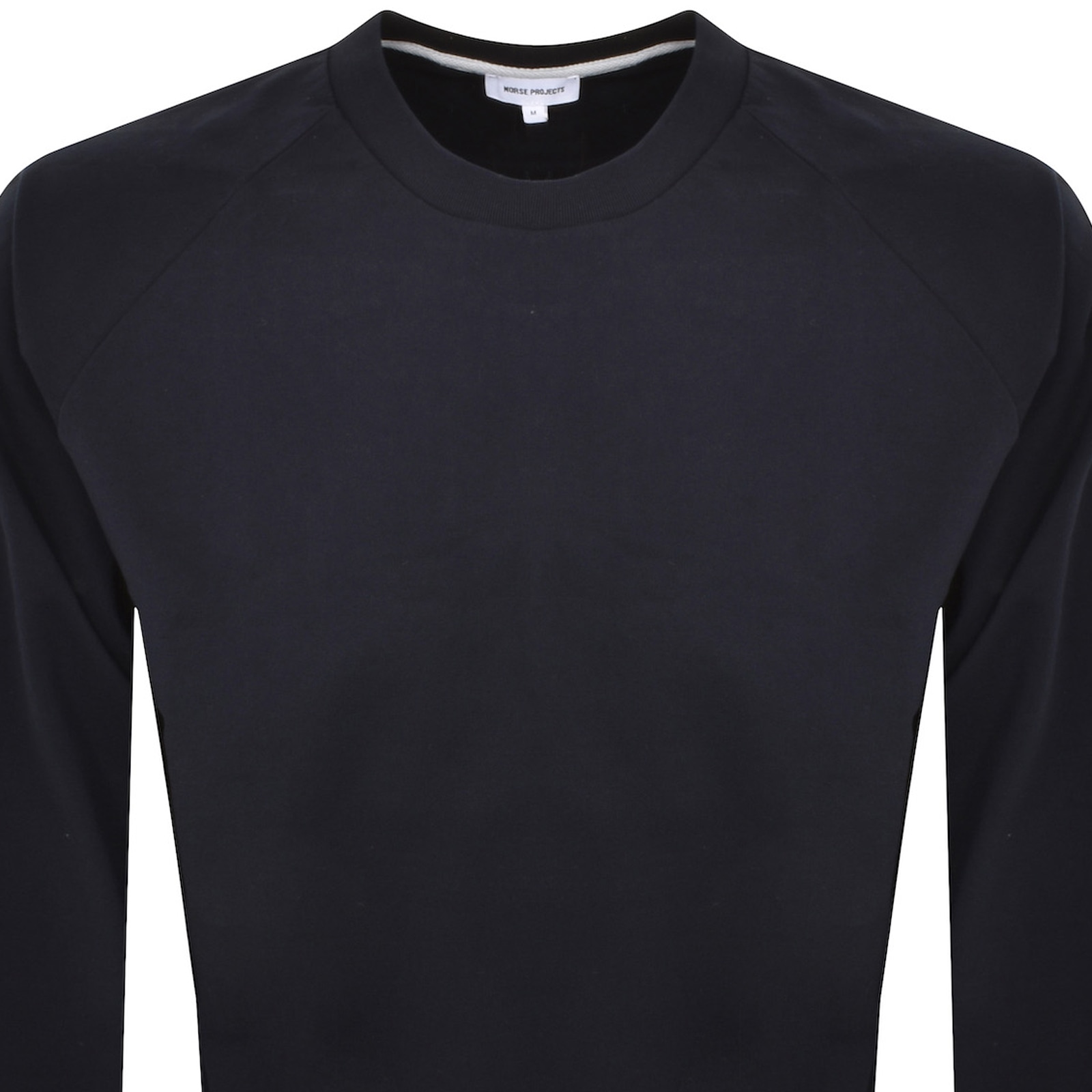 Norse Projects Marten Relaxed Logo Sweatshirt Navy In Blue