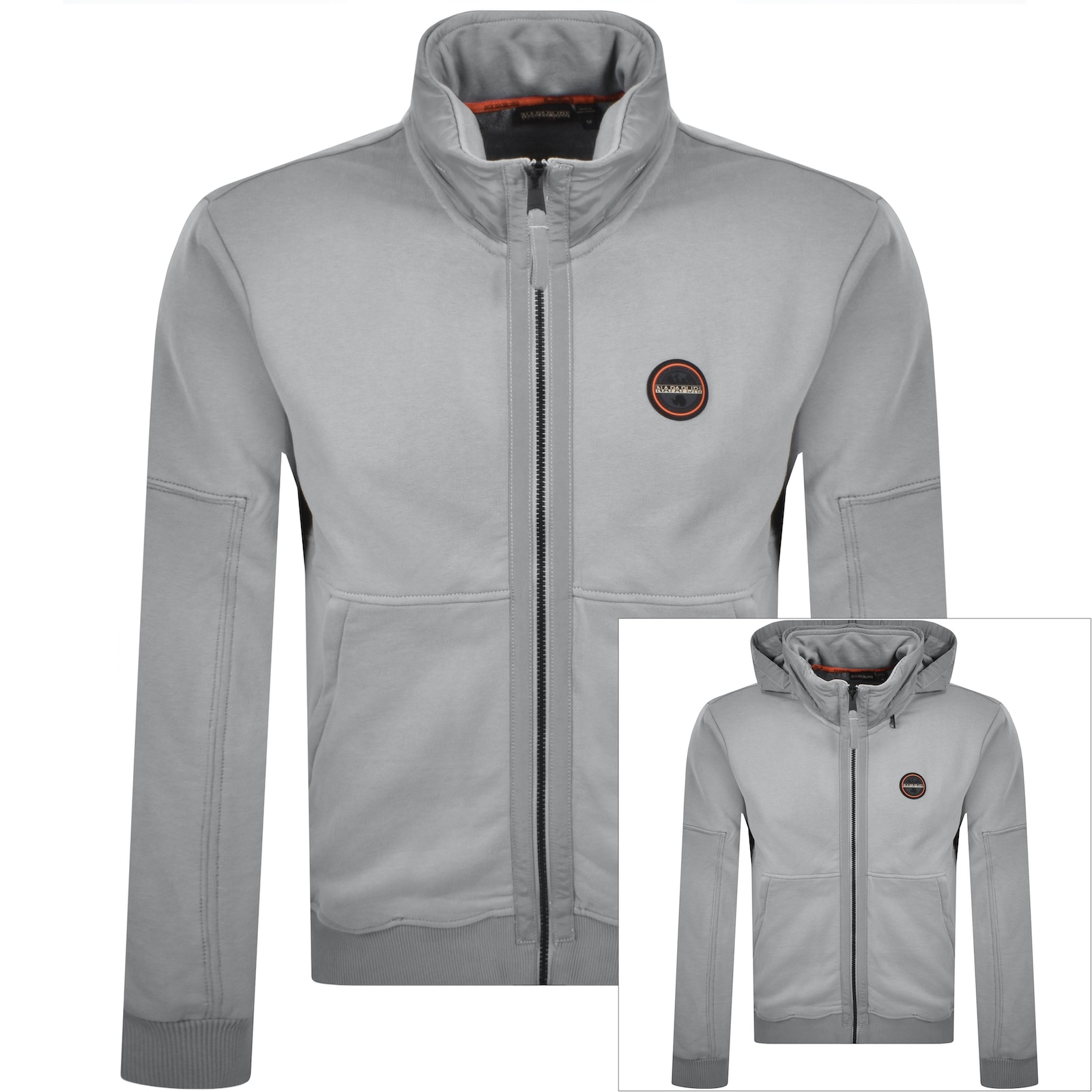 Napapijri B Ambra Hoodie Grey In Gray