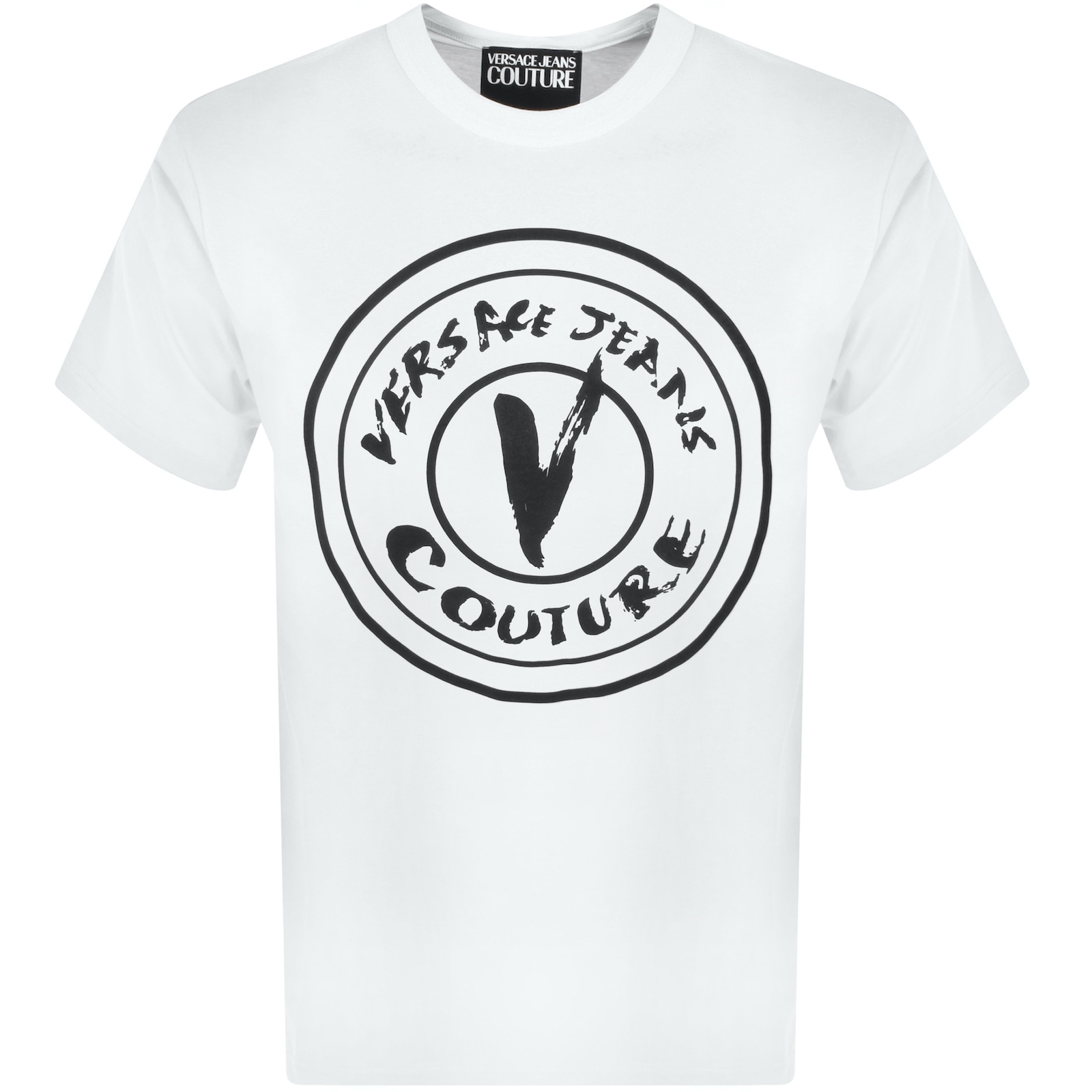 Versace Jeans Couture Logo T Shirt White In White