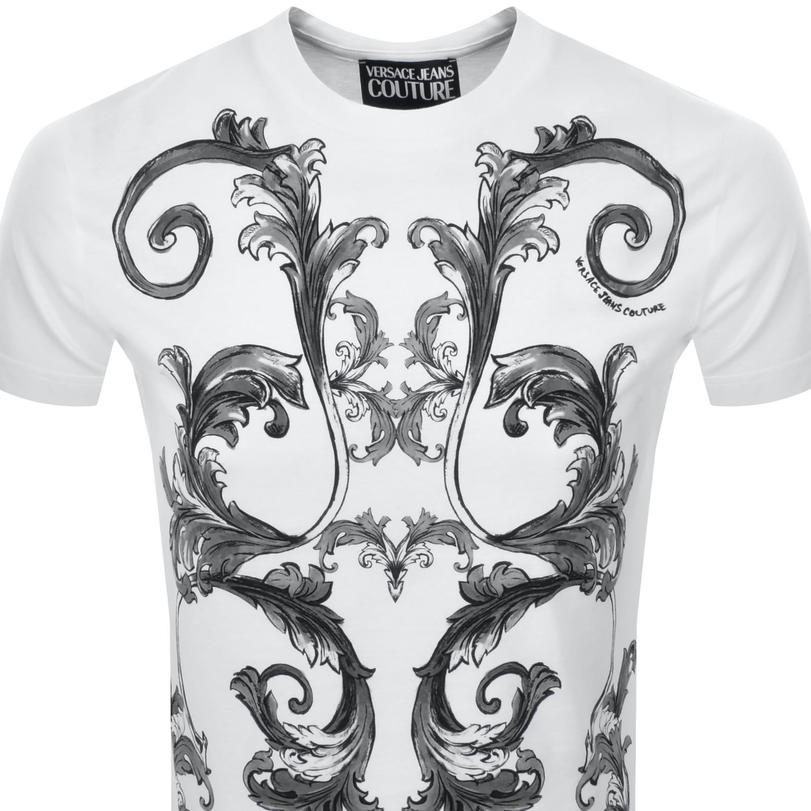 Versace Jeans Couture Slim Fit T Shirt White In White