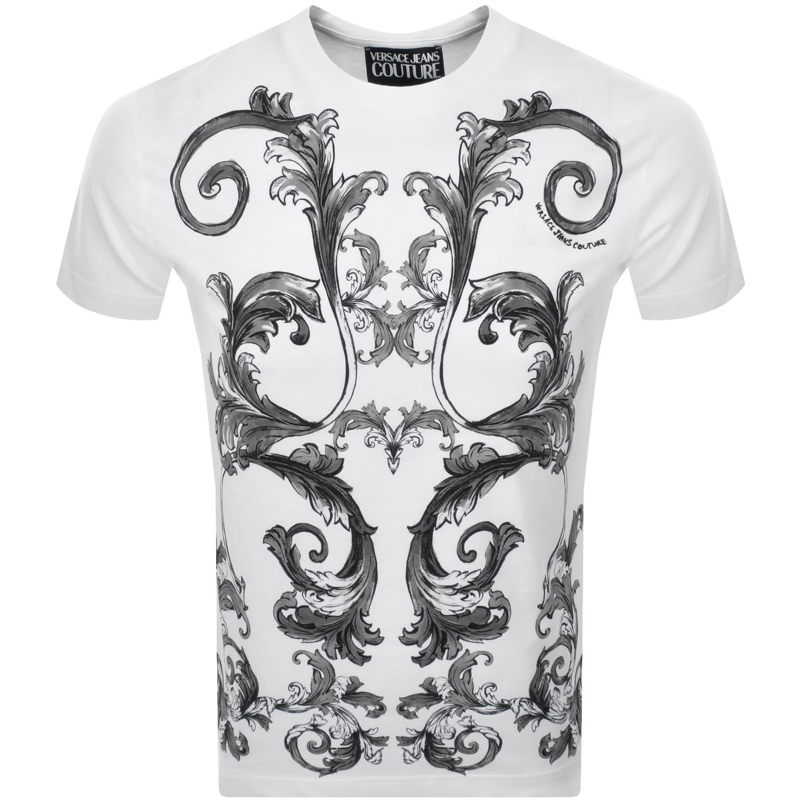 Versace Jeans Couture Slim Fit T Shirt White In White