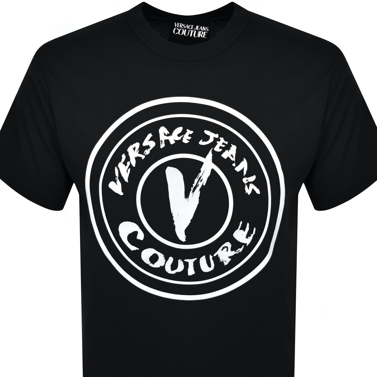 Versace Jeans Couture Relaxed Fit T Shirt Black In Black