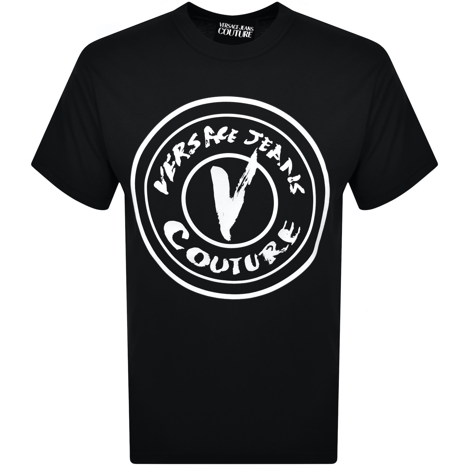 Versace Jeans Couture Relaxed Fit T Shirt Black In Black