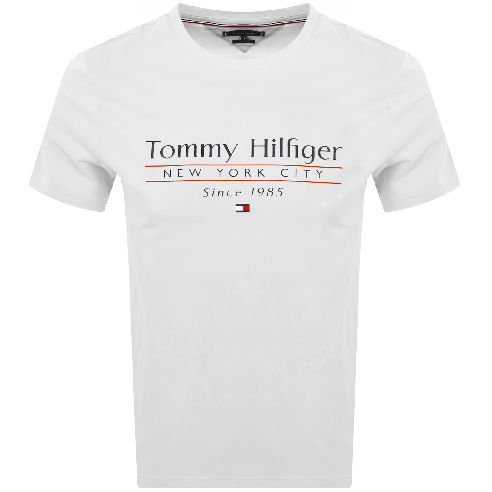 Shop Tommy Hilfiger Center Stack T Shirt White