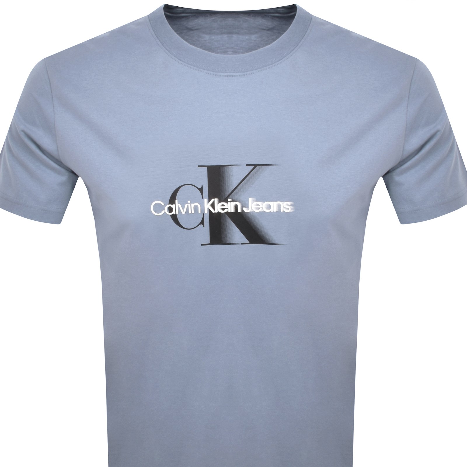 Shop Calvin Klein Jeans Monologo T Shirt Blue