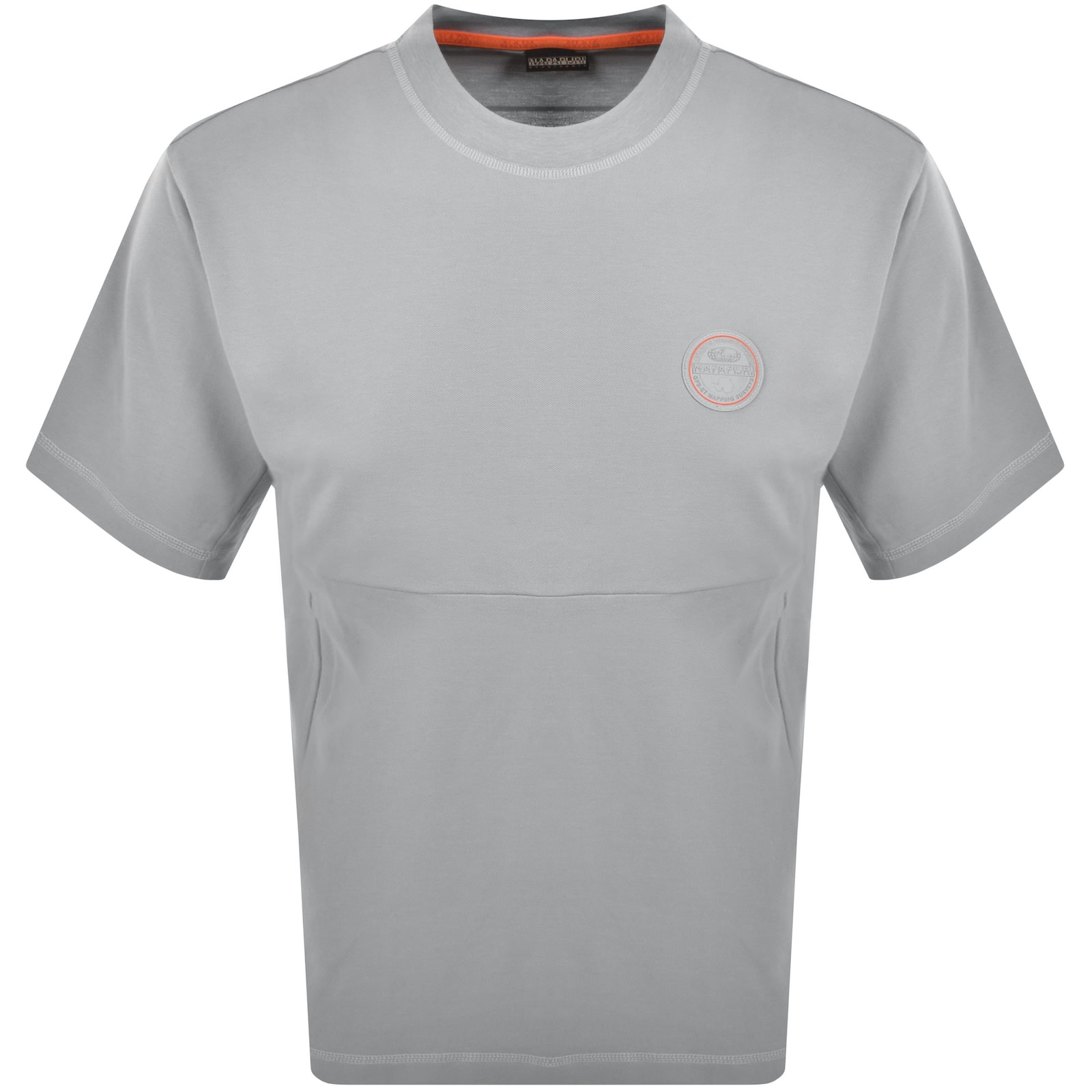 Napapijri S Anghiari T Shirt Ultimate Grey In Gray