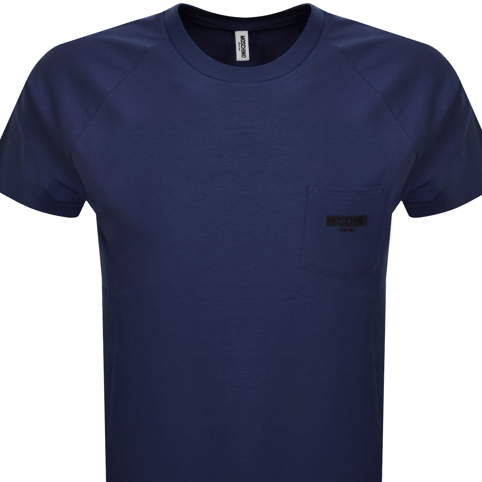 Moschino Swim Logo T Shirt Blue In Blue