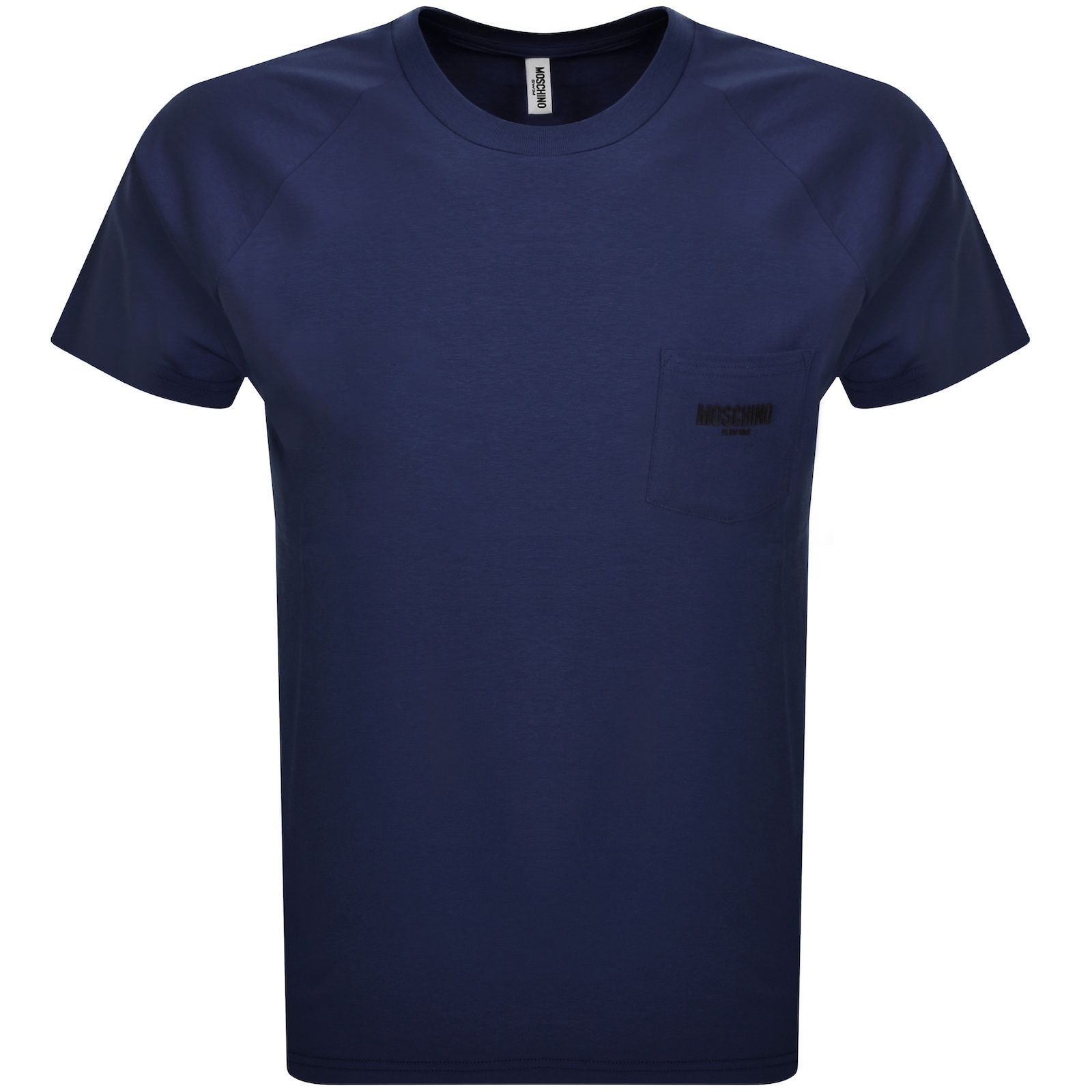 Moschino Swim Logo T Shirt Blue In Blue