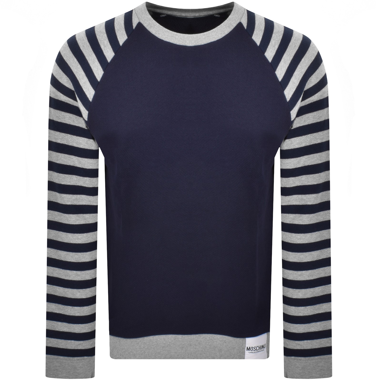 Moschino Underwear Logo Sweatshirt Blue In Blue