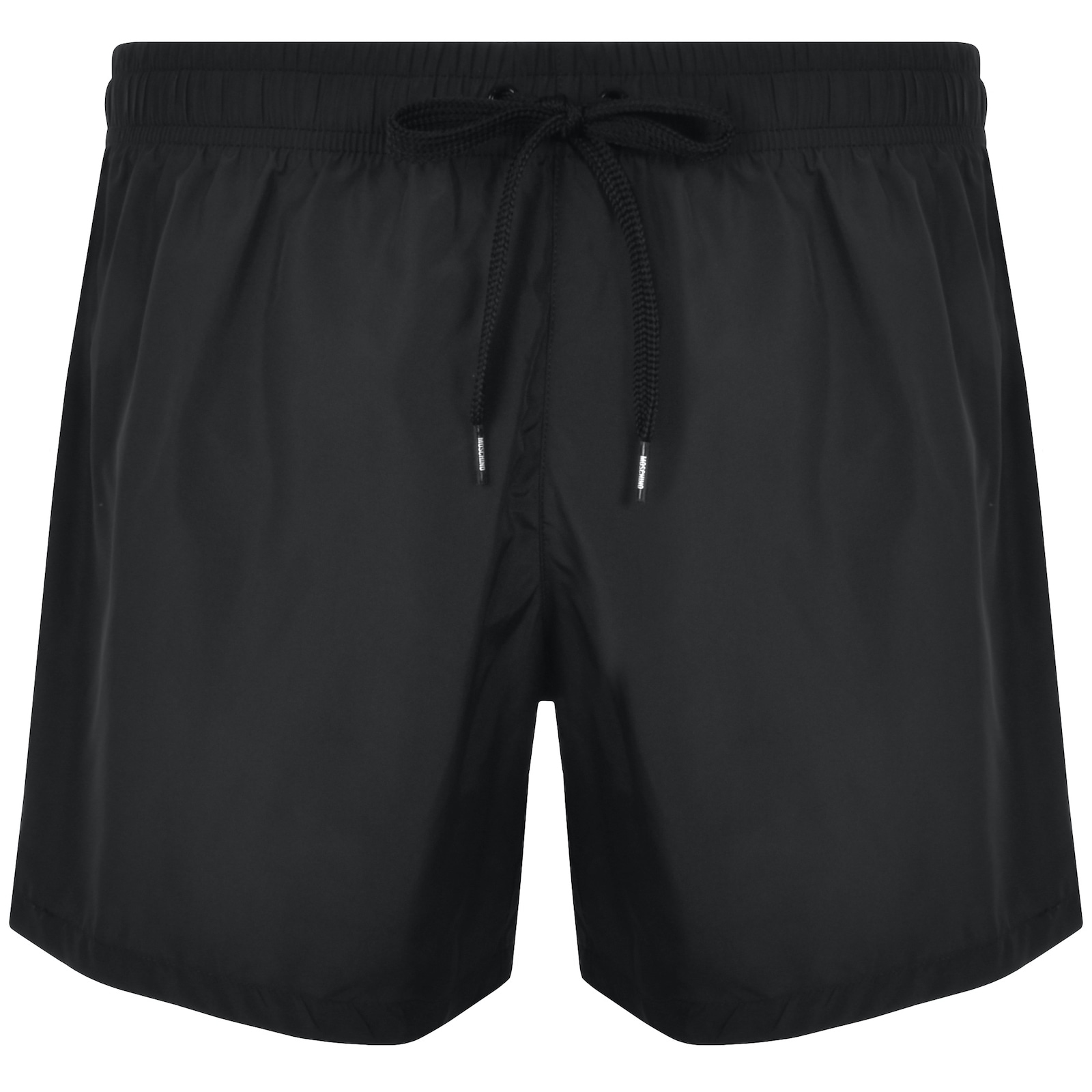 Moschino Logo Swim Shorts Black In Black
