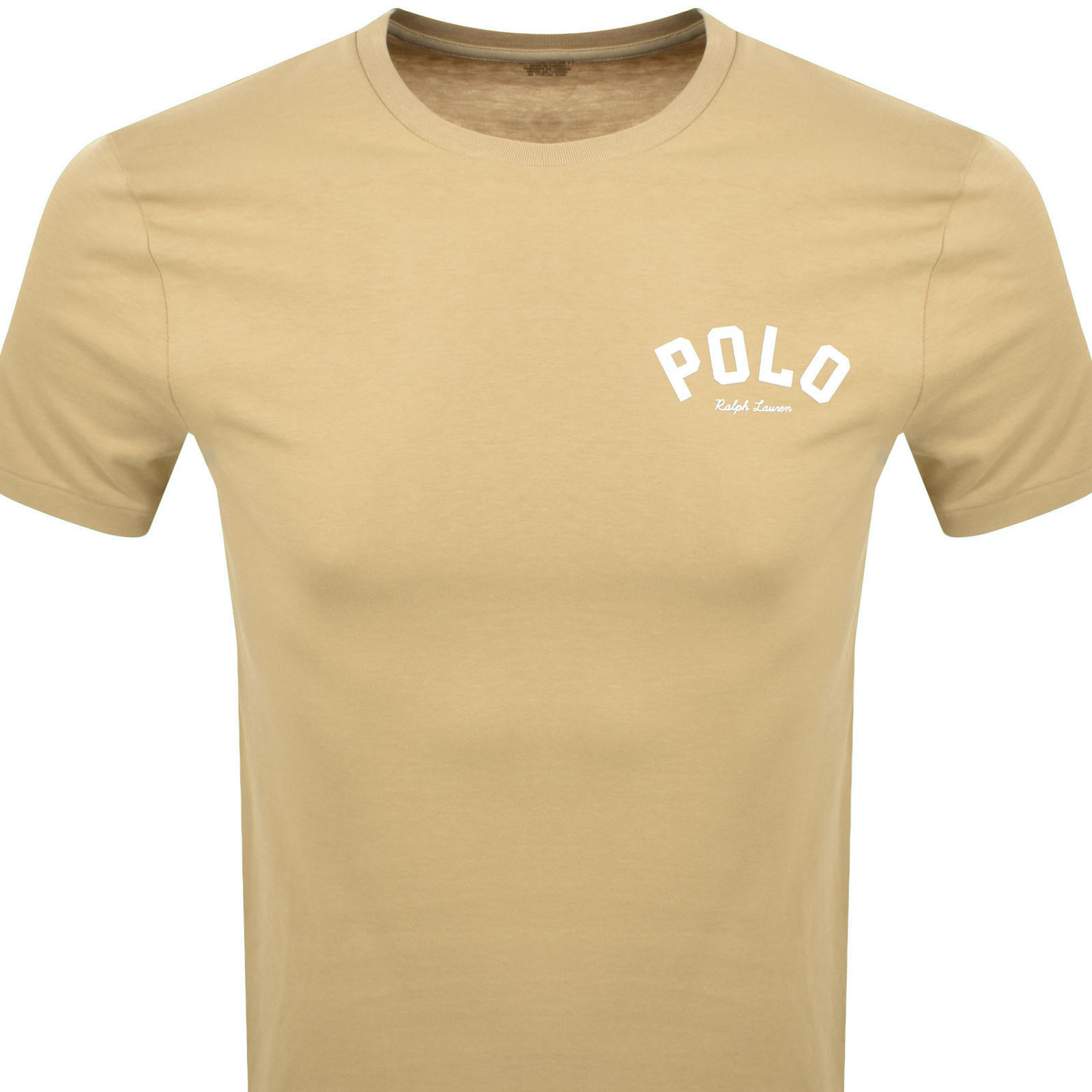 Polo Ralph Lauren Ralph Lauren Logo Crew Neck T Shirt Brown