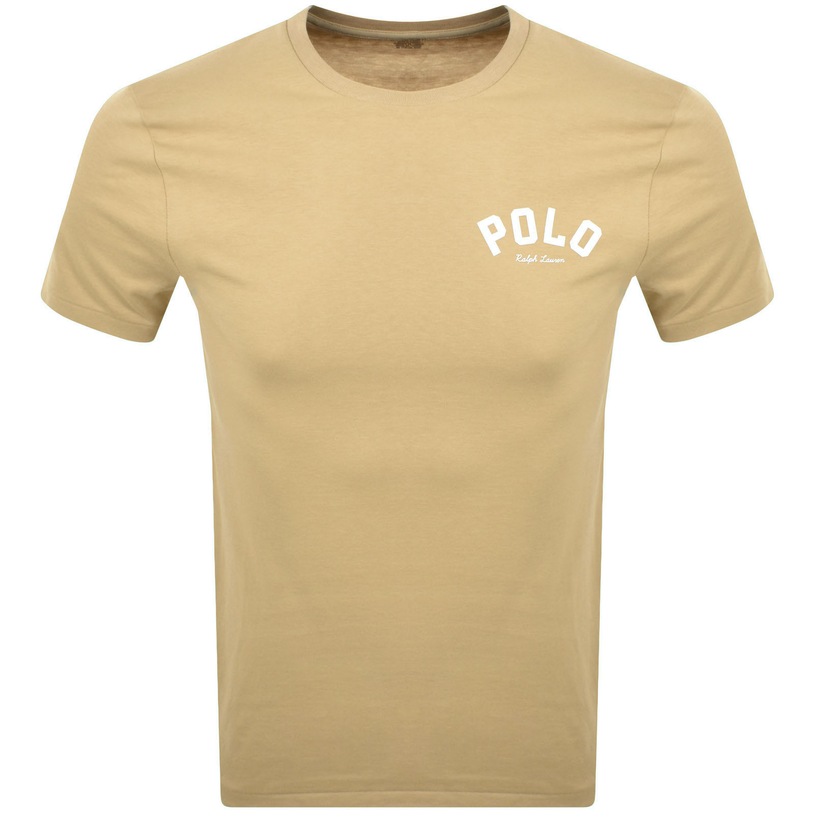 Polo Ralph Lauren Ralph Lauren Logo Crew Neck T Shirt Brown
