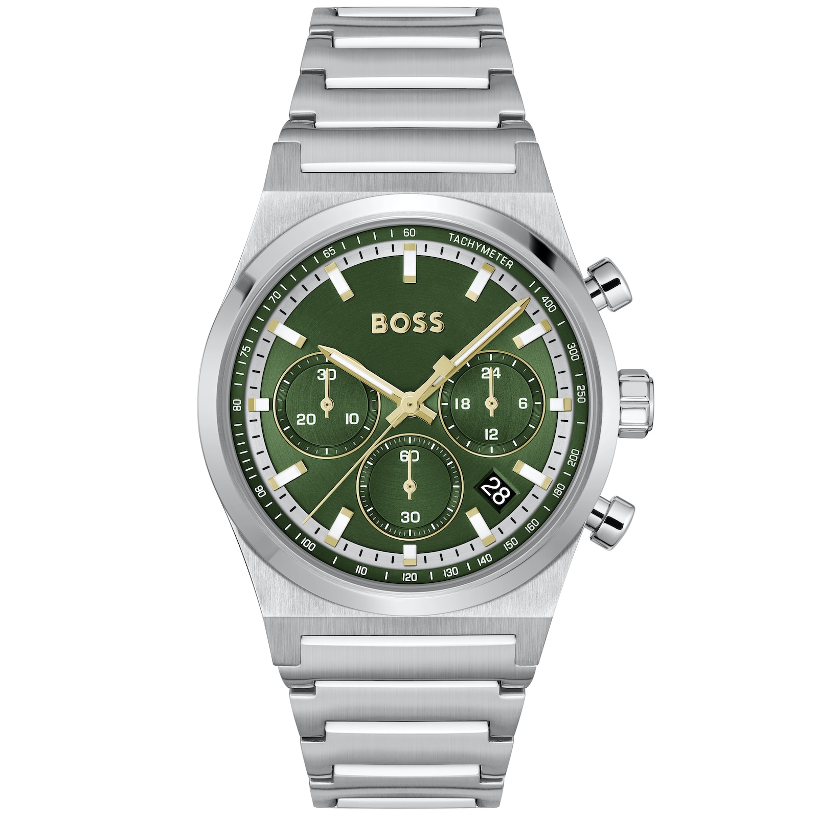 Hugo Boss Boss Candor Watch Silver In Silver