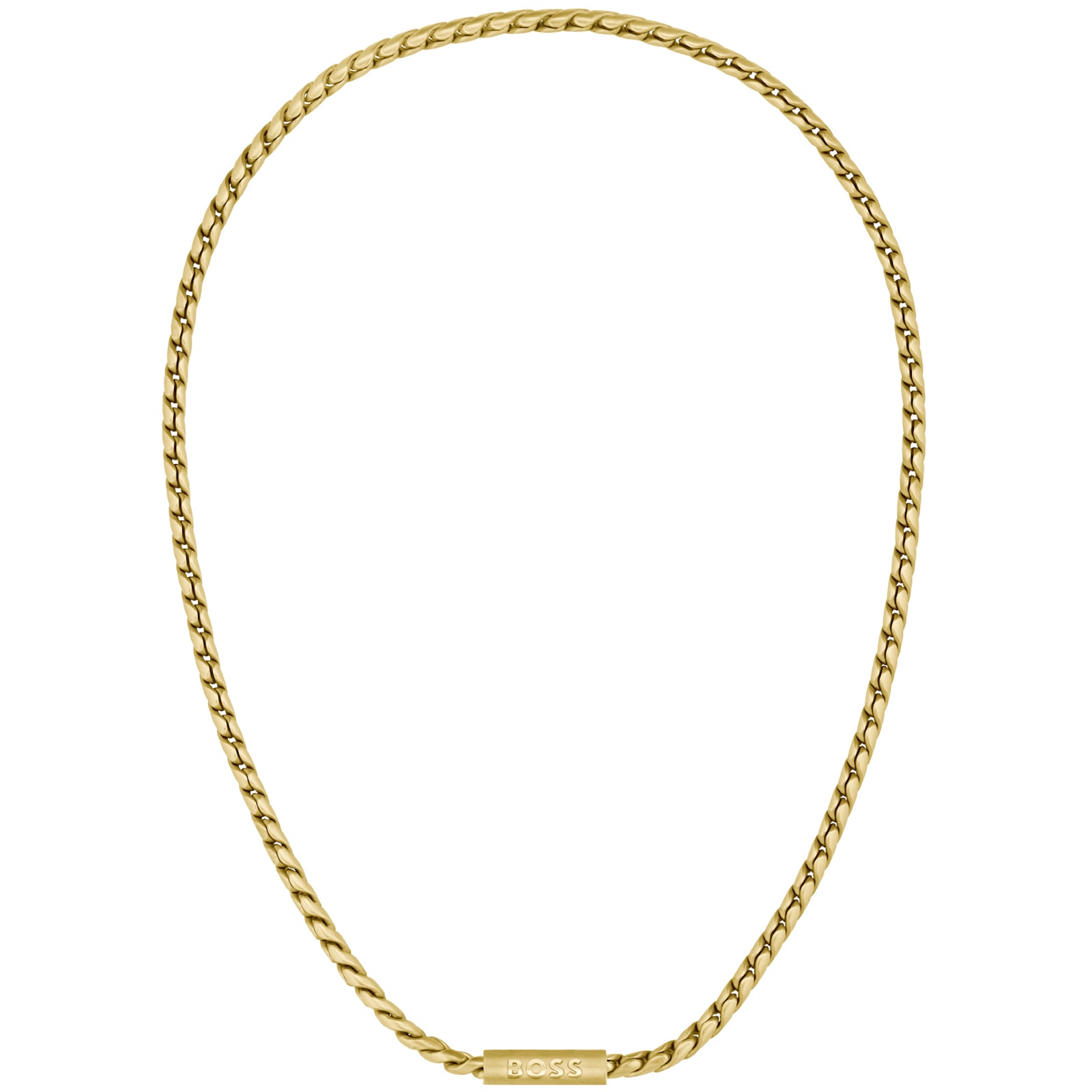 Hugo Boss Boss Doran Necklace Gold In Gold
