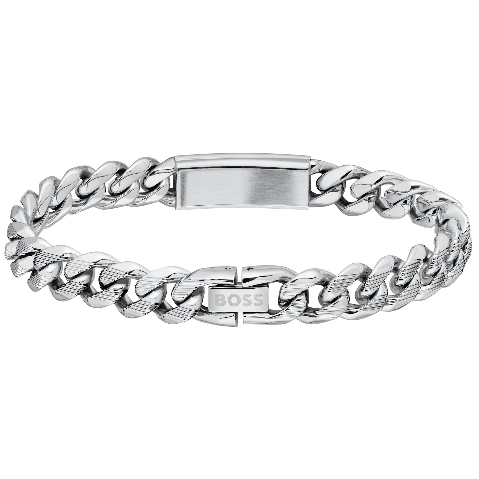 Hugo Boss Boss Kassy Stainless Steel Bracelet Silver In Silver