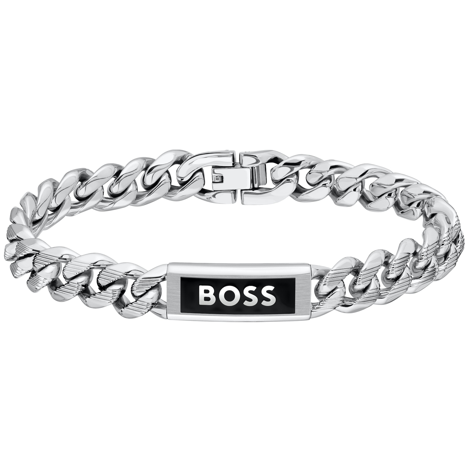 Hugo Boss Boss Kassy Stainless Steel Bracelet Silver In Silver