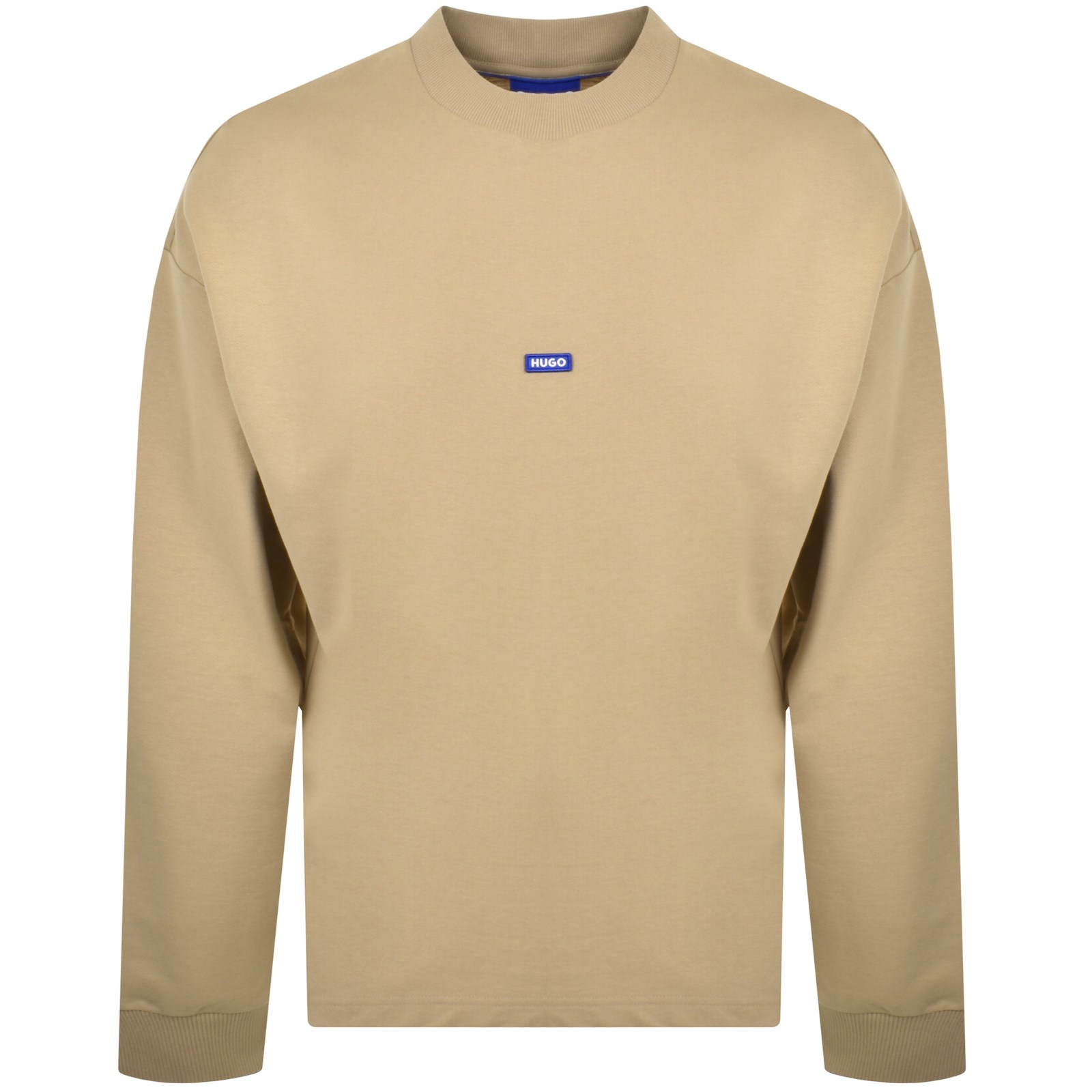 Hugo Blue Nedro Sweatshirt Medium Beige In Neutral