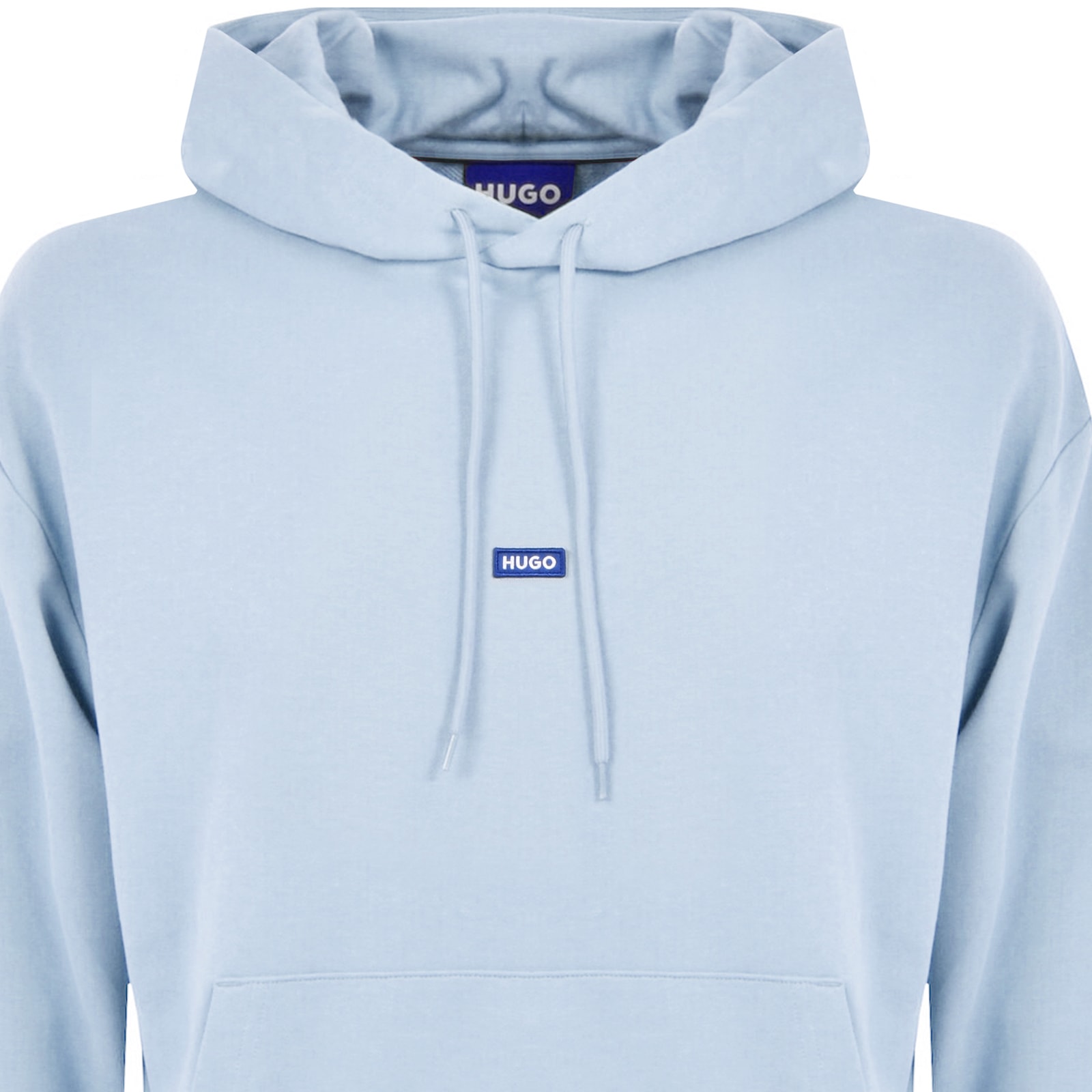 Hugo Blue Nalonso Hoodie Light Blue In Blue