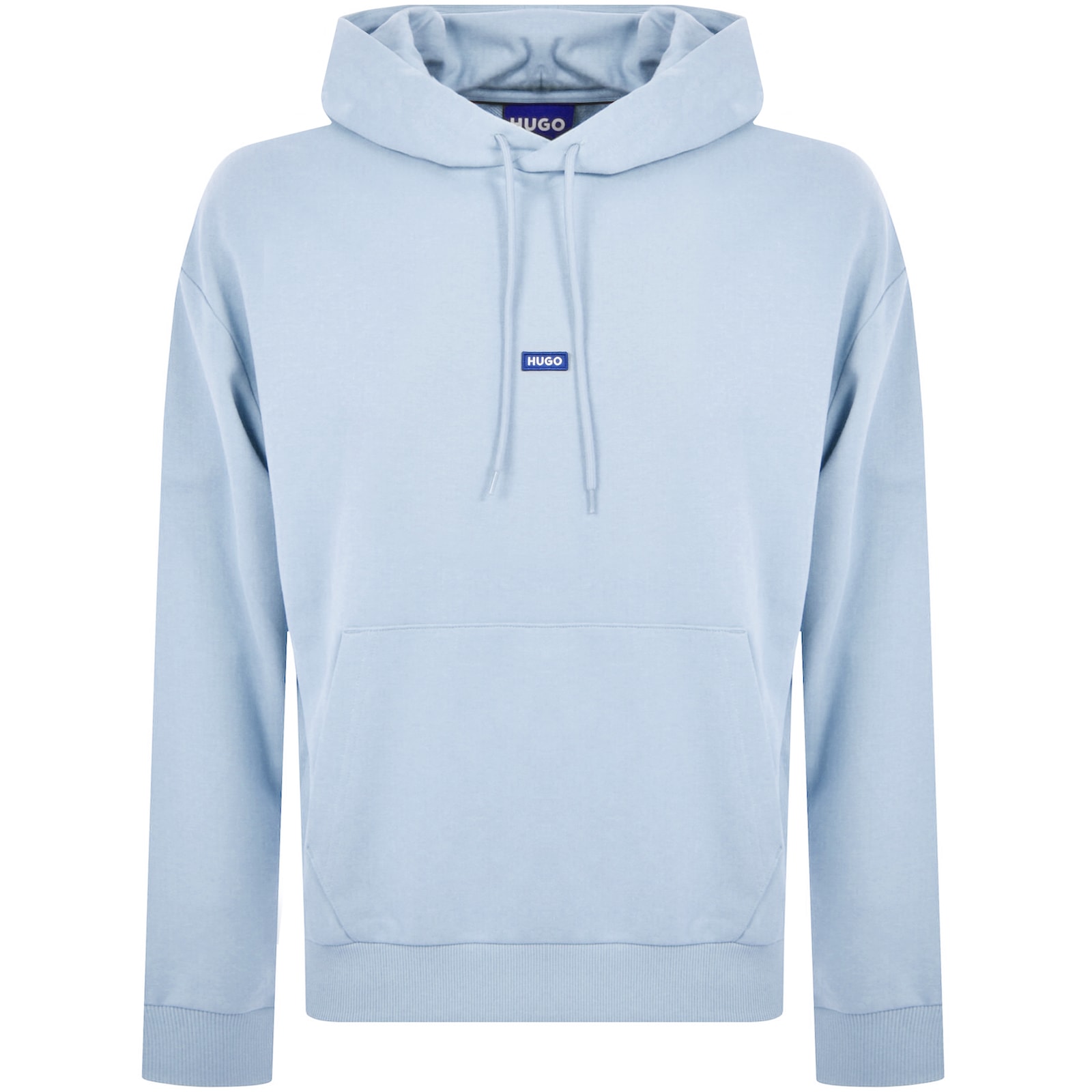 Hugo Blue Nalonso Hoodie Light Blue In Blue