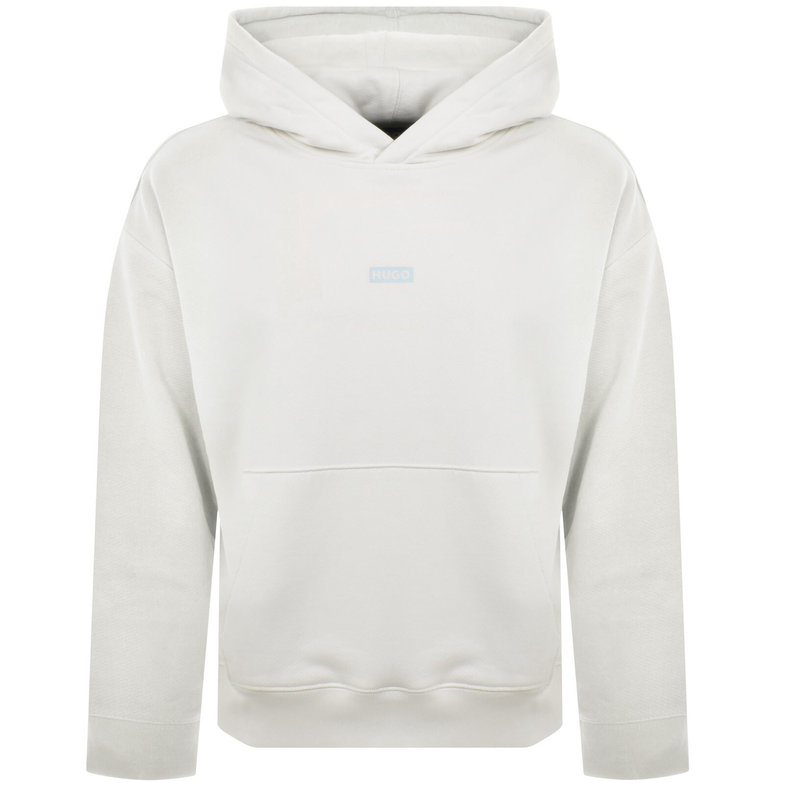 Hugo Blue Nazardo Hoodie White In White