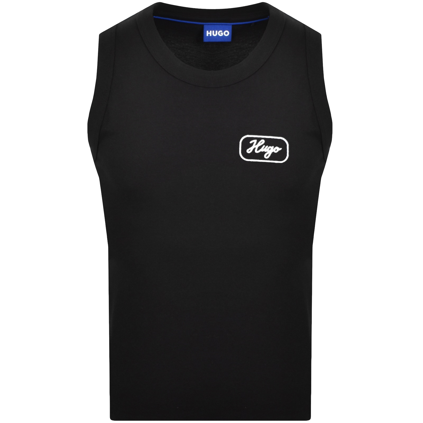 Hugo Blue Numash Vest Black In Black