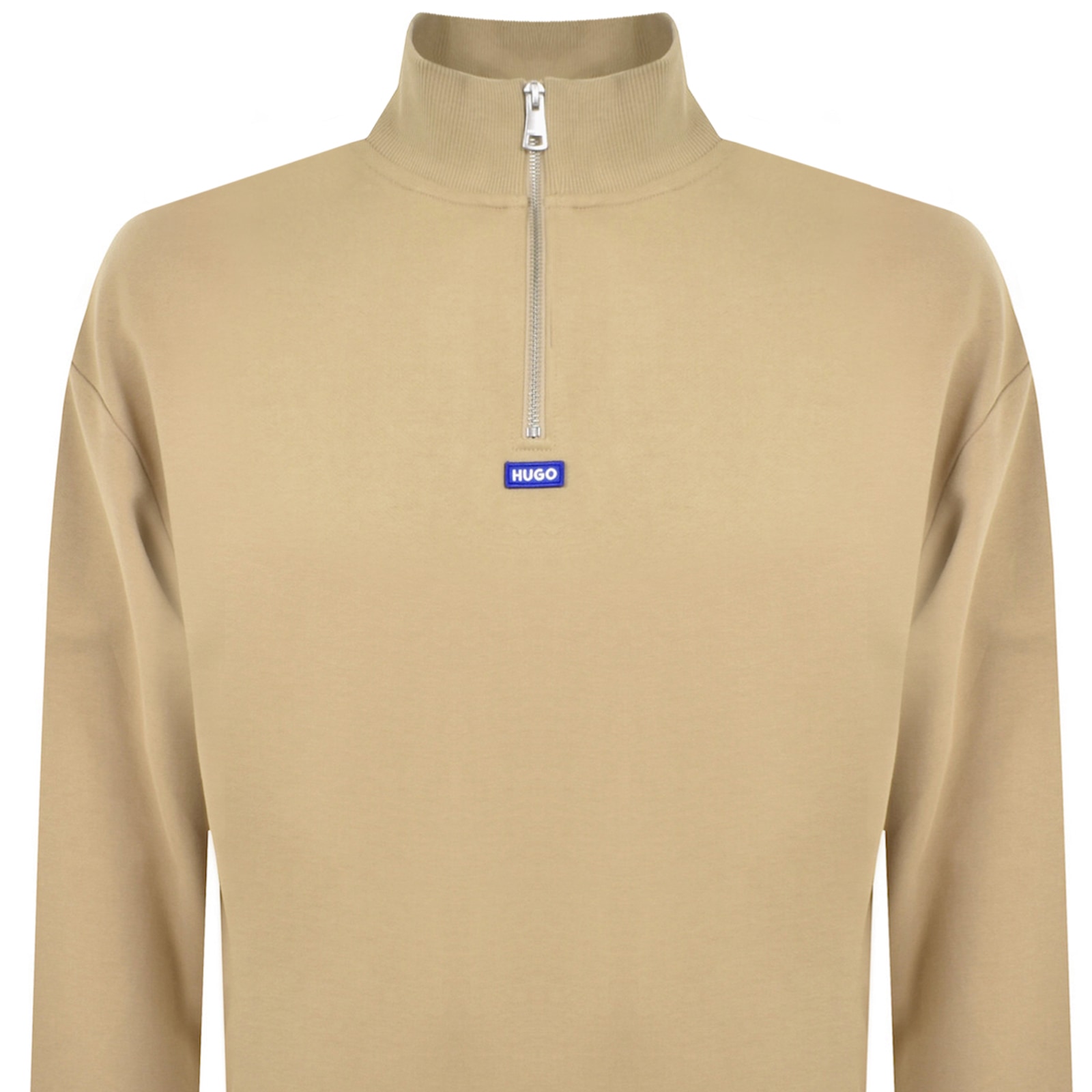 Hugo Blue Neeler Sweatshirt Beige In Orange